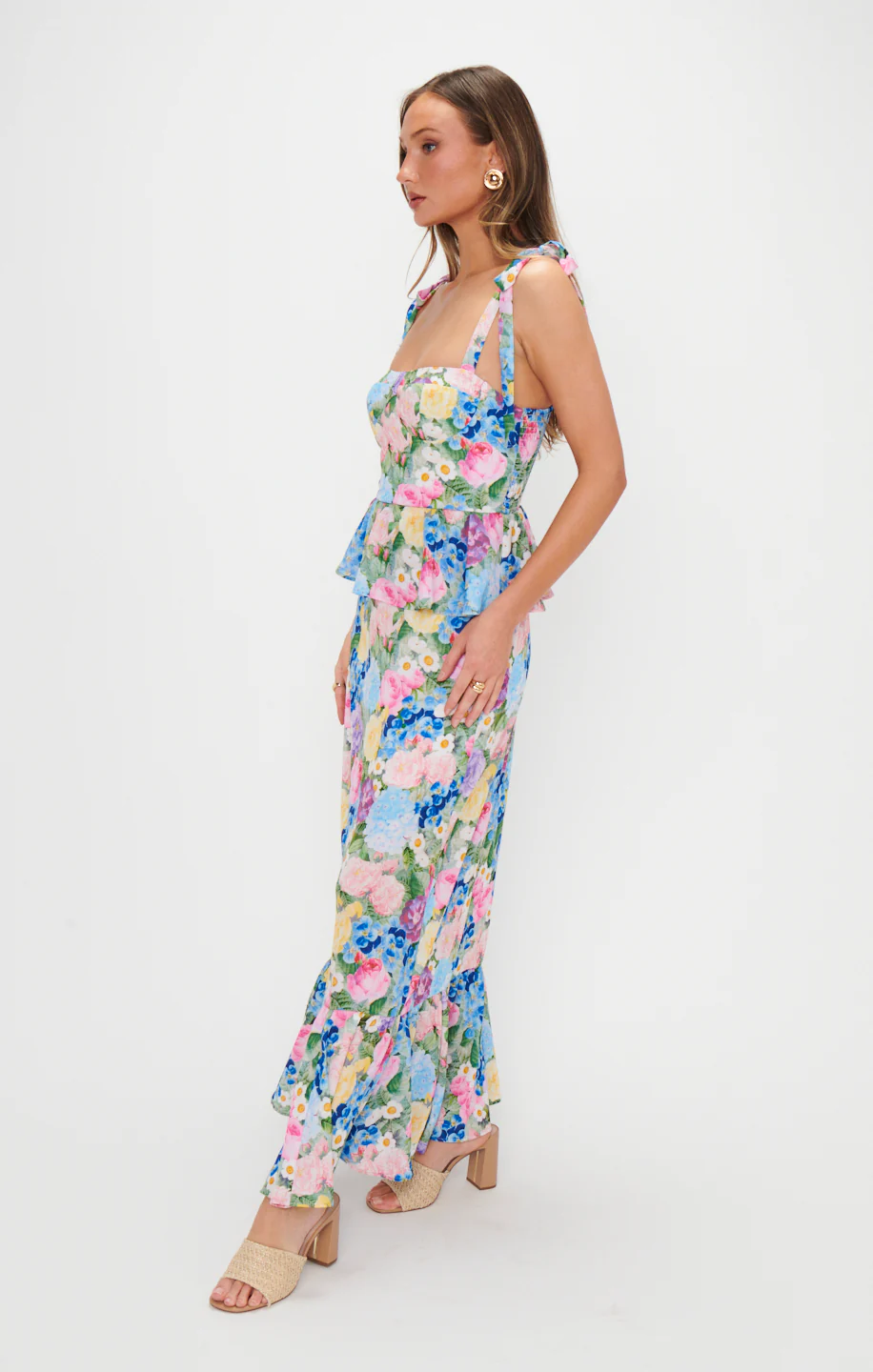 Paxton Midi Dress ~ Flower Shop