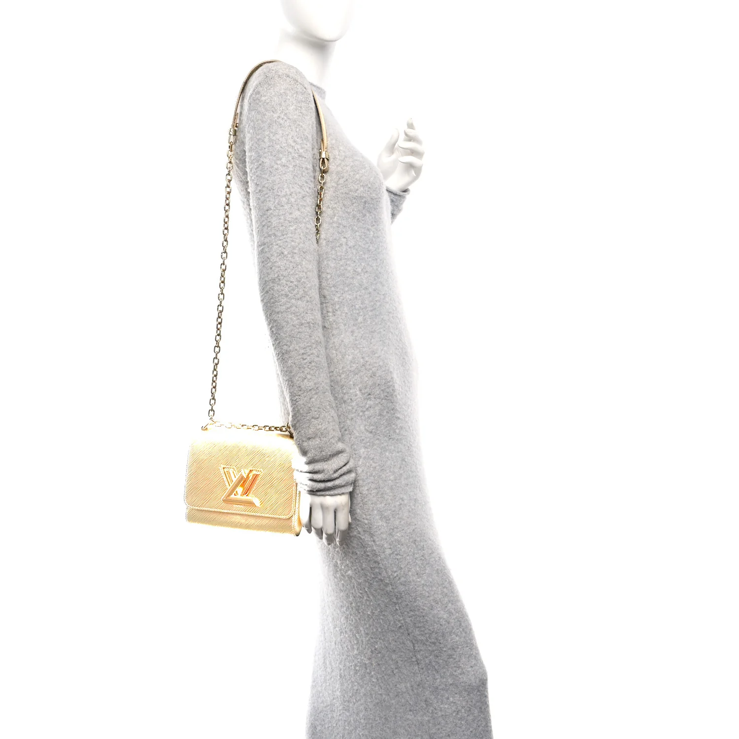 Epi Twist Shoulder Bag PM Gold