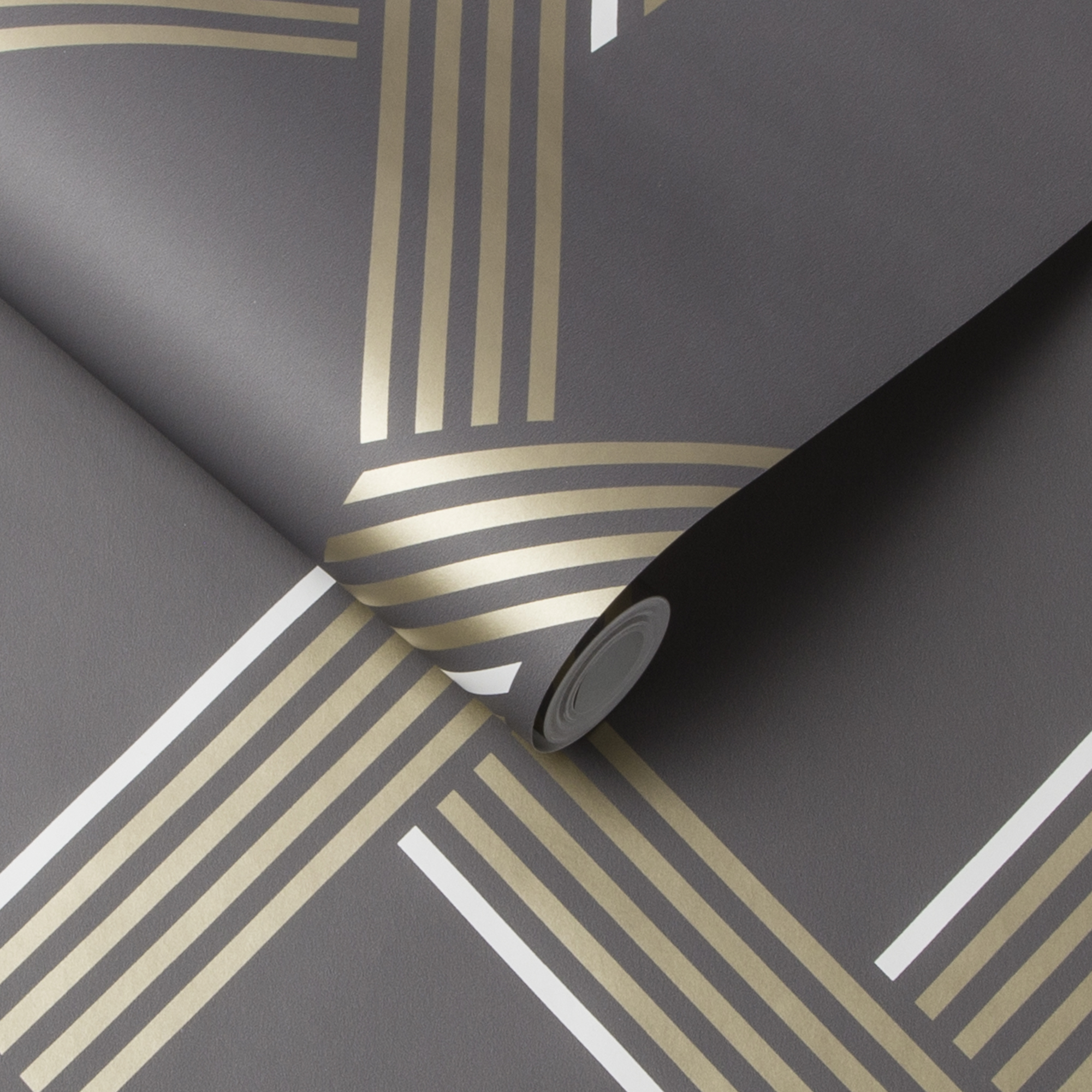 Graham & Brown  vliesbehang  Vector Graphite Gold Graham & Brown  vliesbehang  Vector Graphite Gold