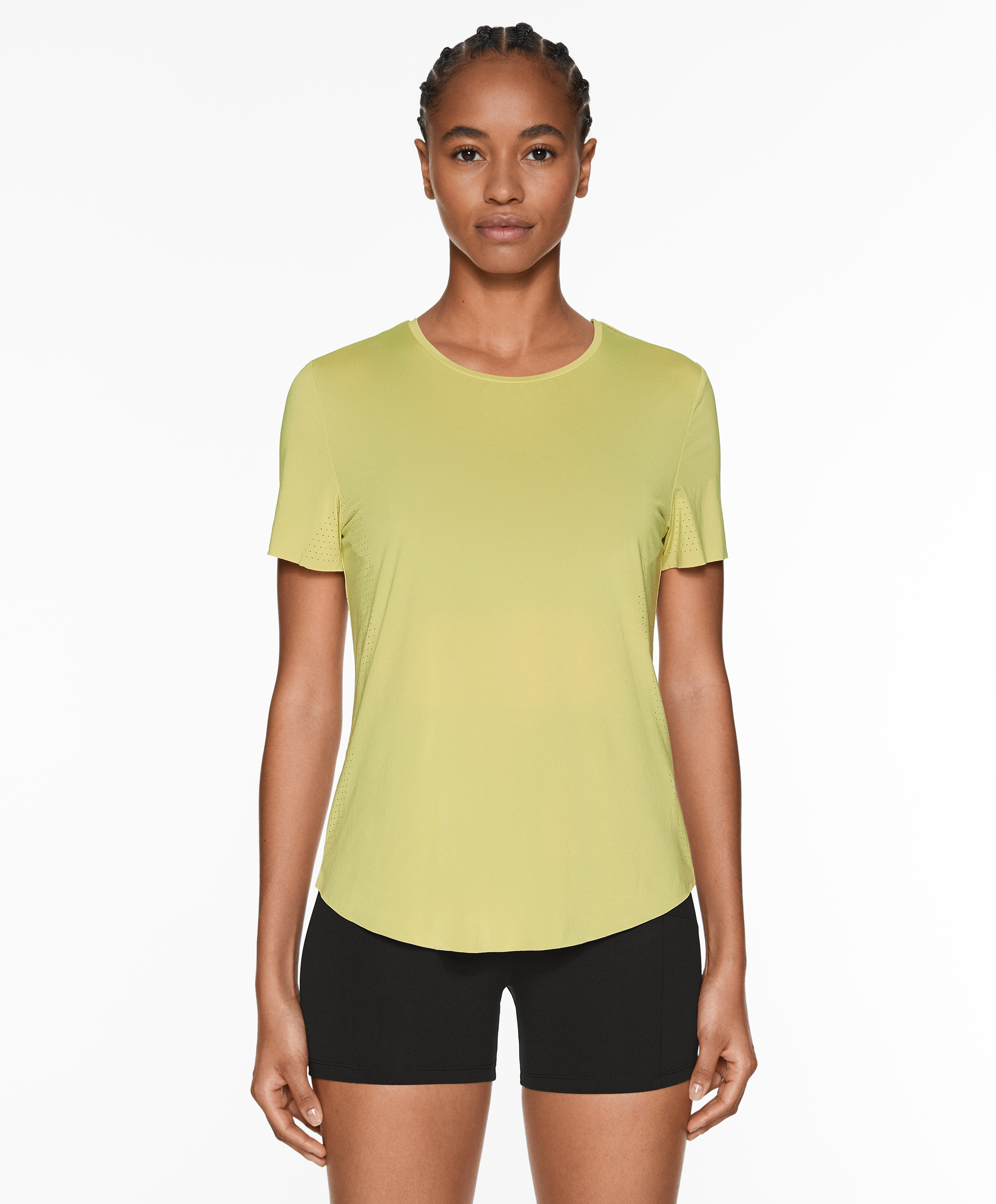 OYSHO Fitted short-sleeved technical T-shirt