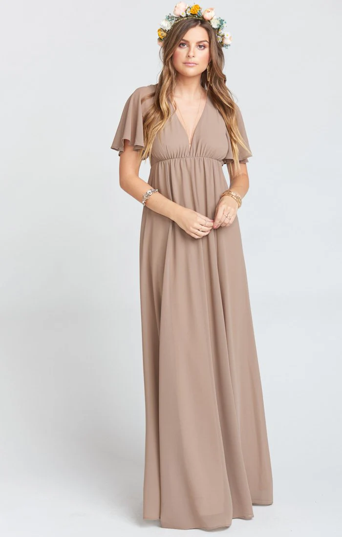 Faye Flutter Maxi Dress