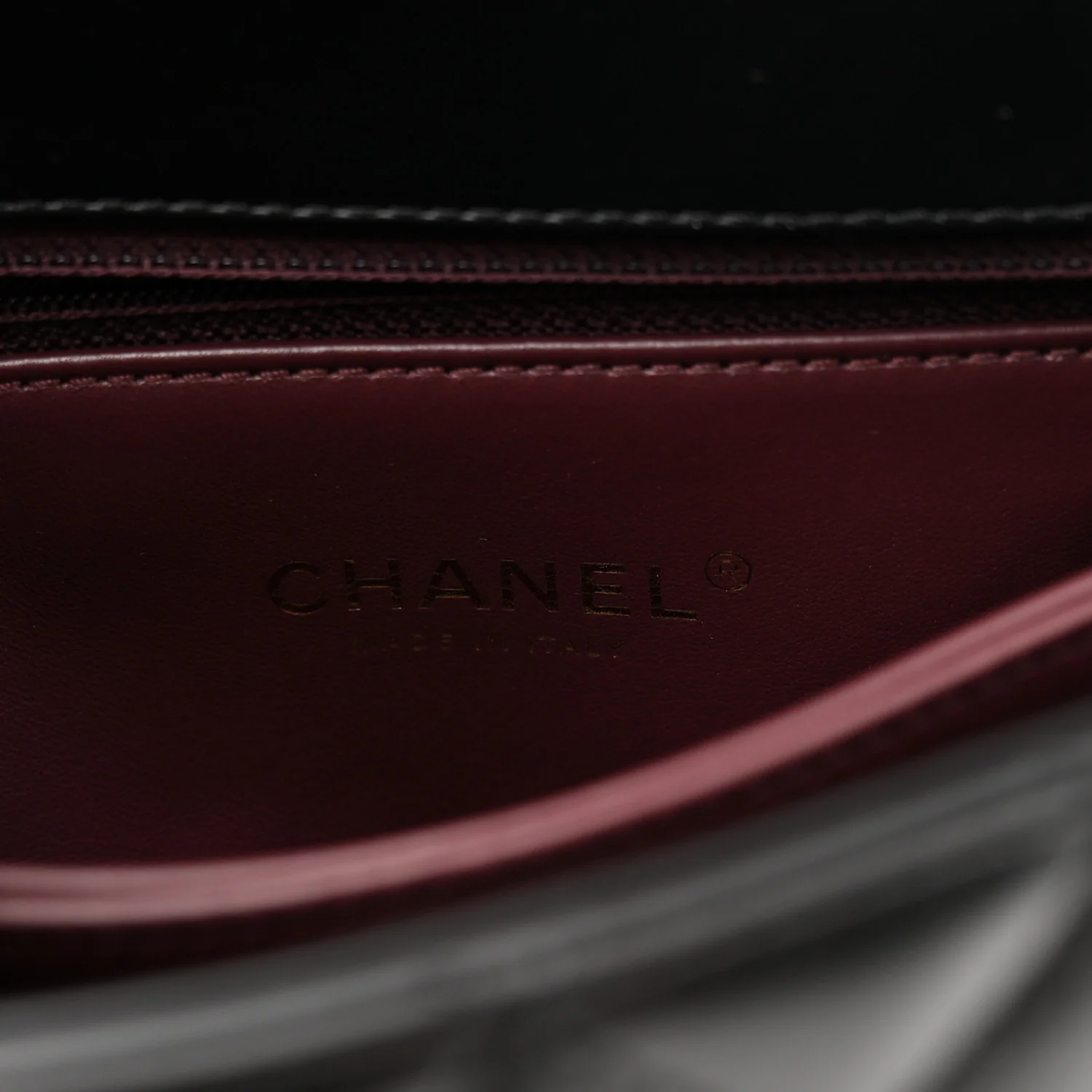 Calfskin Quilted Mini Logo Coco Handle Flap Black - Top Club