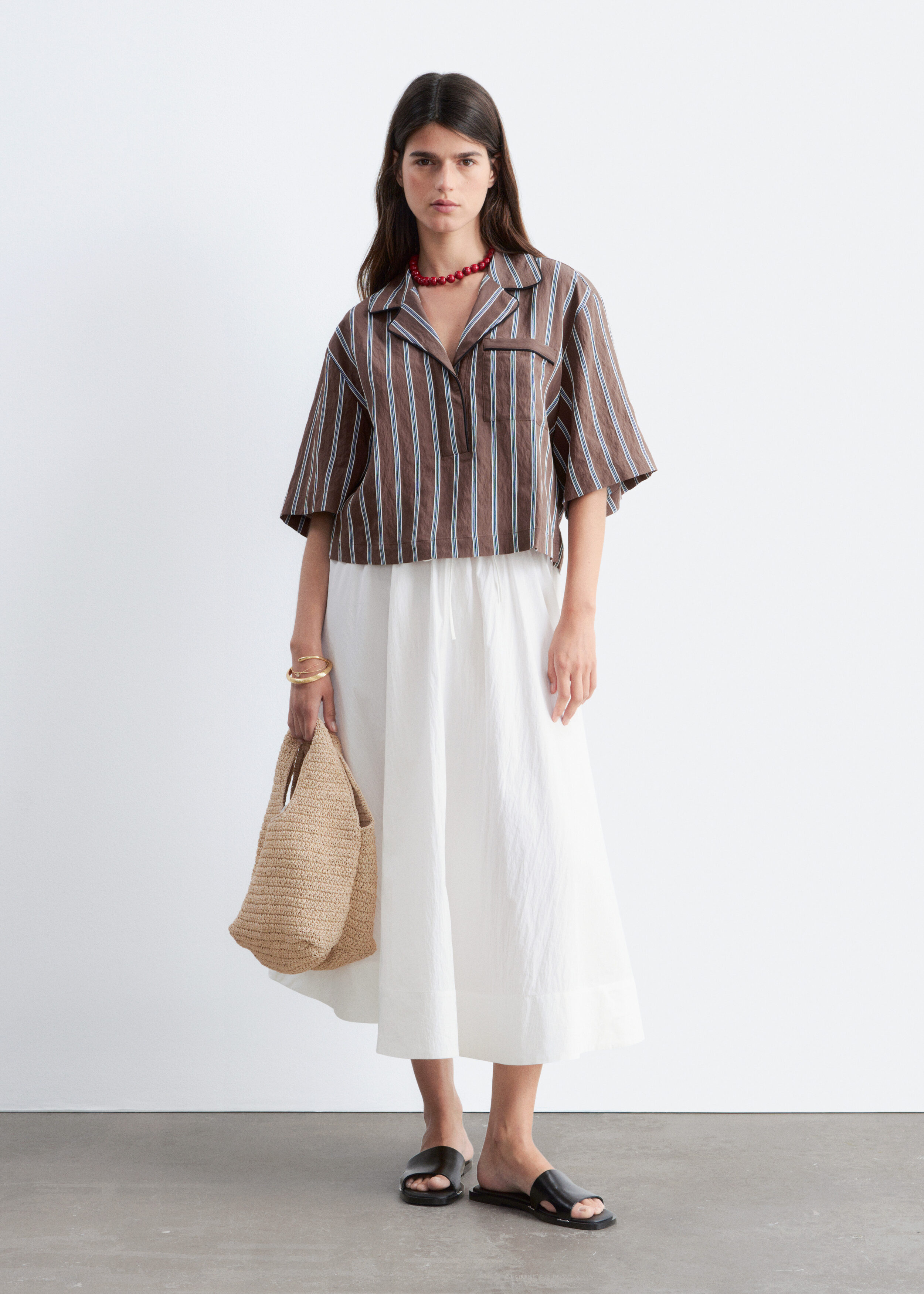 & Other Stories STRIPED RESORT SHIRT