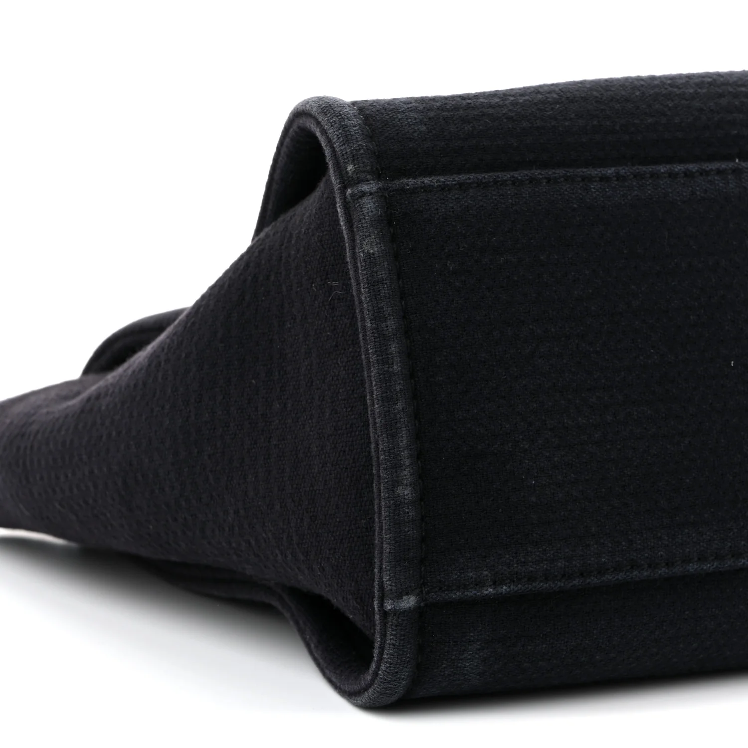 Mixed Fibers Small Deauville Tote Black - Top Club