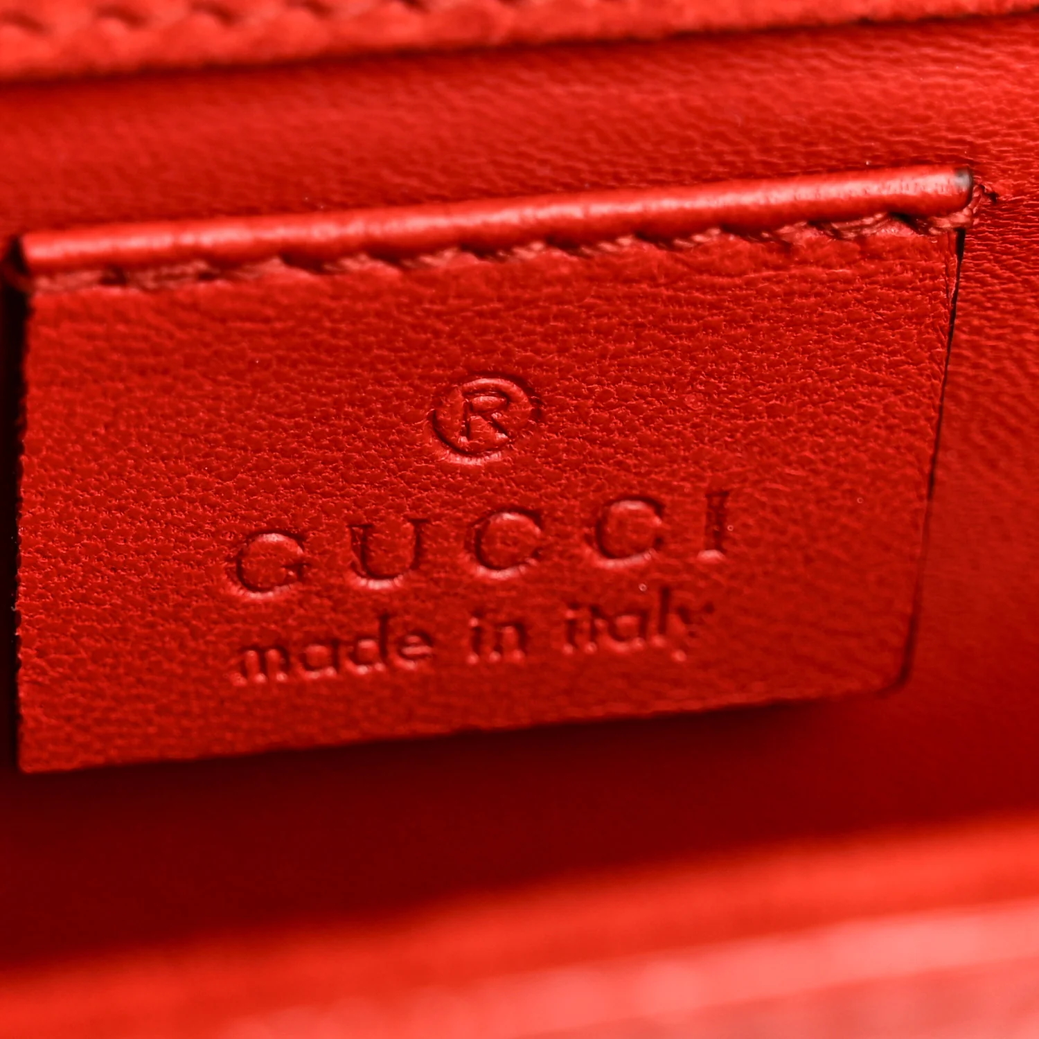 Patent Microguccissima Small Broadway Clutch Red - Top Club