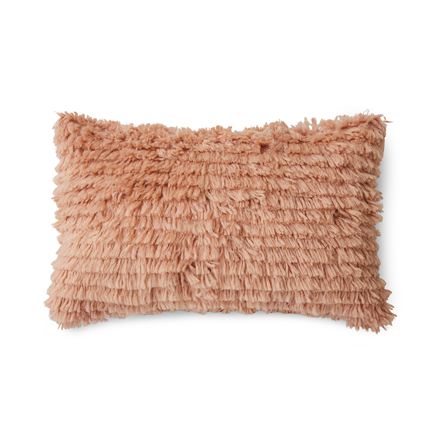 Sierkussen Fluffy blush 60x40 cm