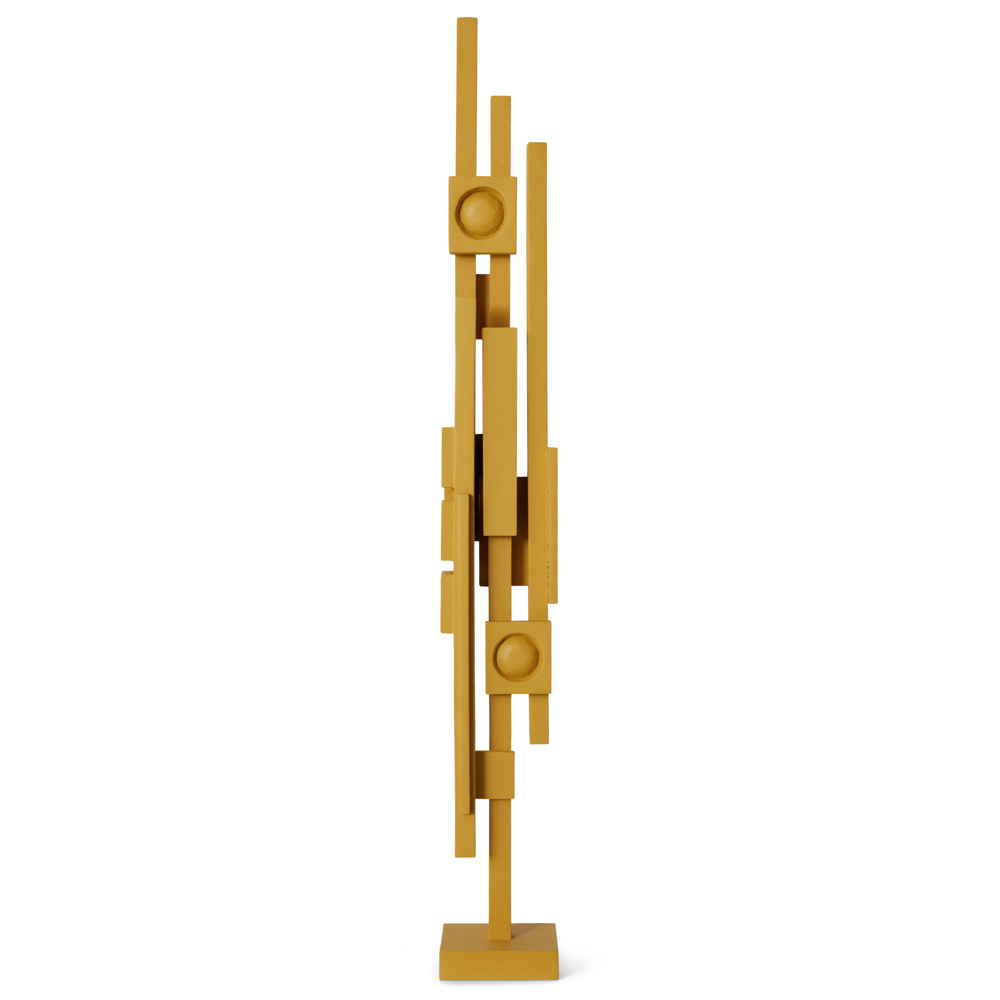 Skyline sculpture mustard L