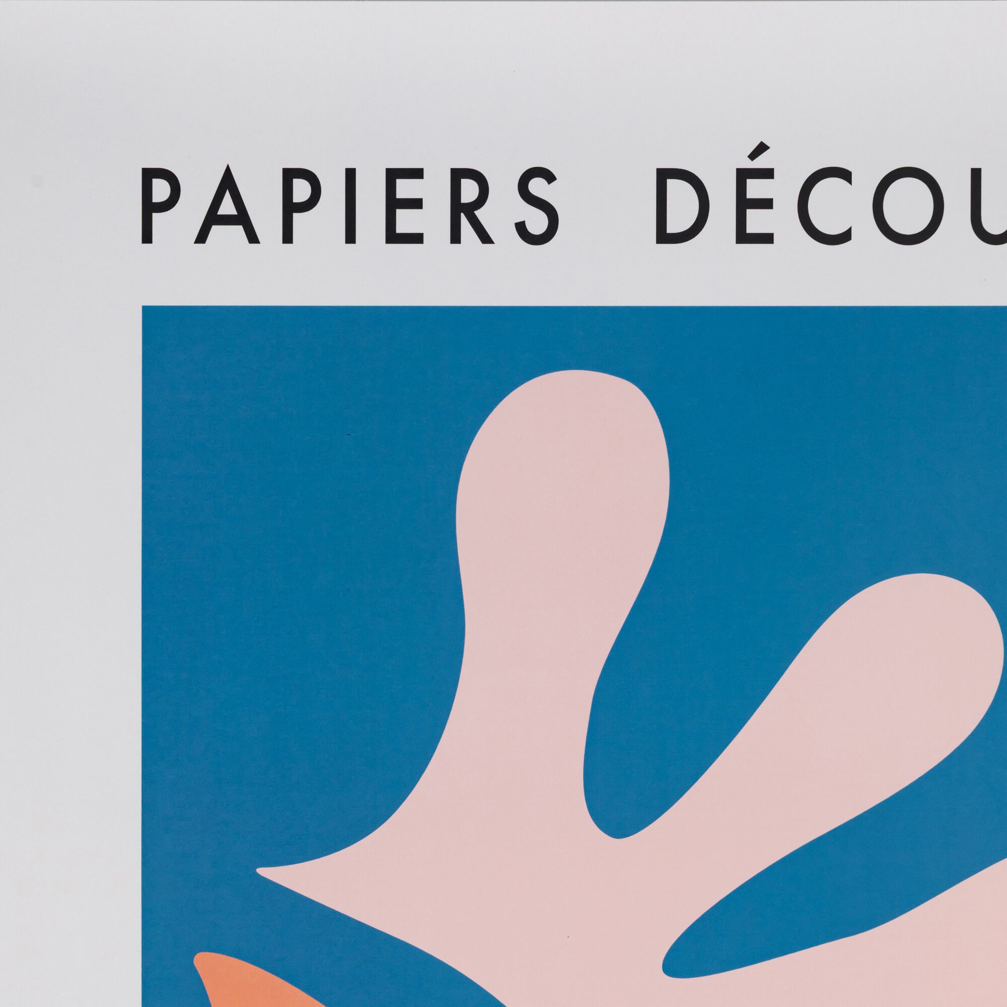 DECO - Affiche abstraite 50x70cm - bleu