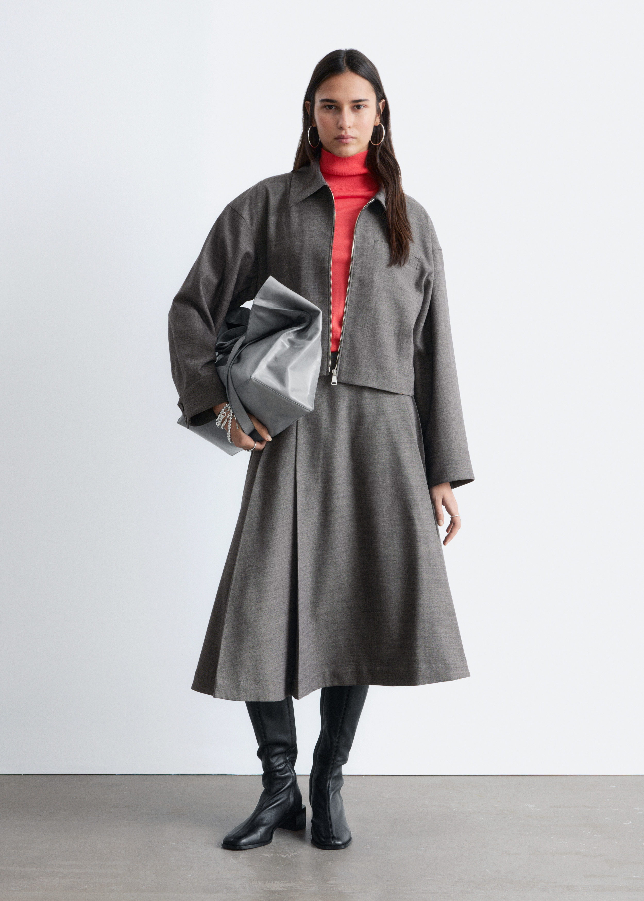 & Other Stories SHORT WOOL JACKET