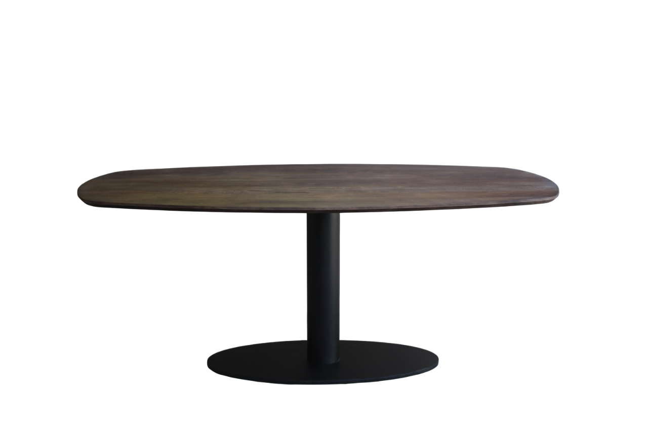 Eettafel Berlijn deens ovaal 240cm