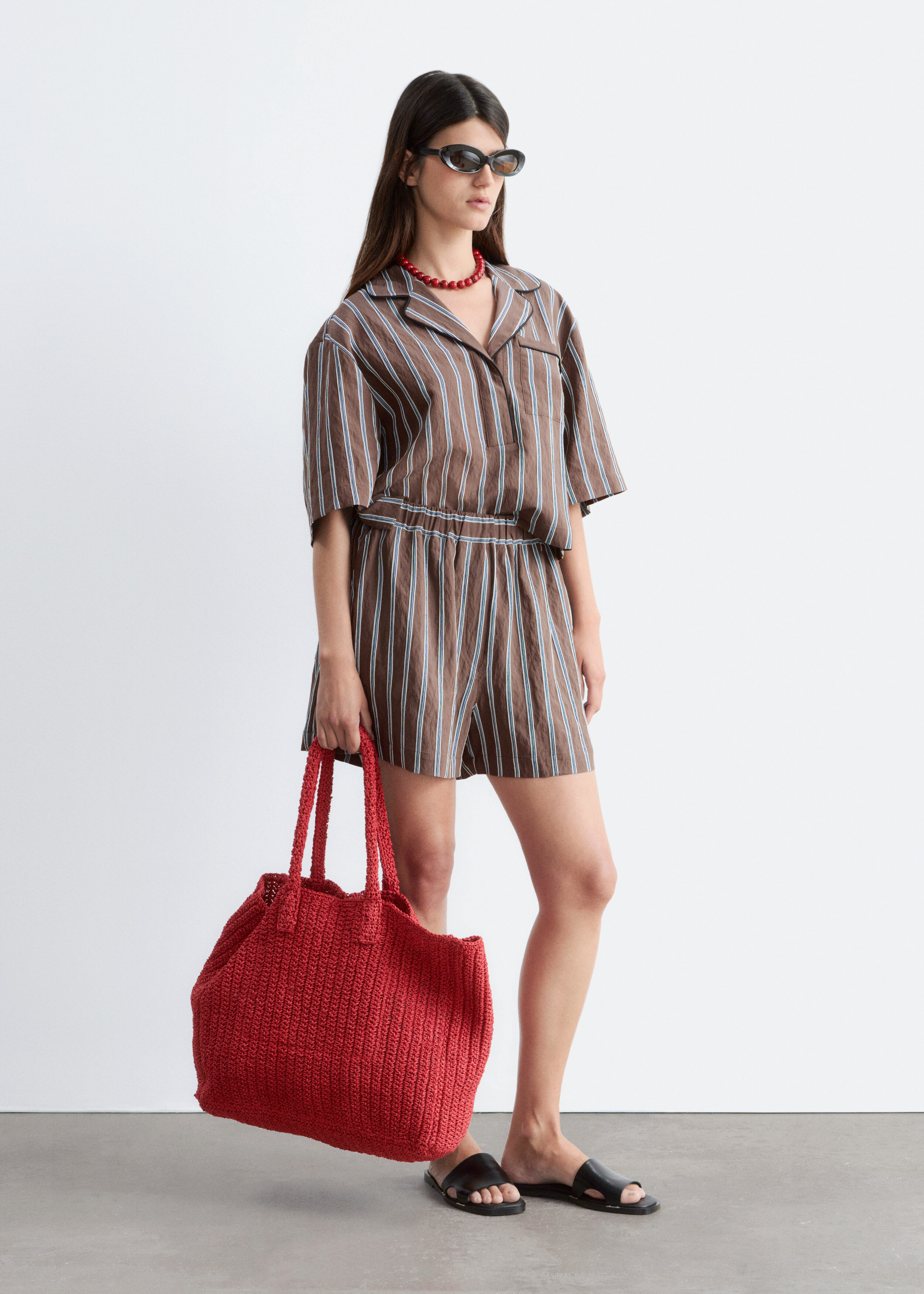 & Other Stories VOLUMINOUS BOXER-STYLE SHORTS