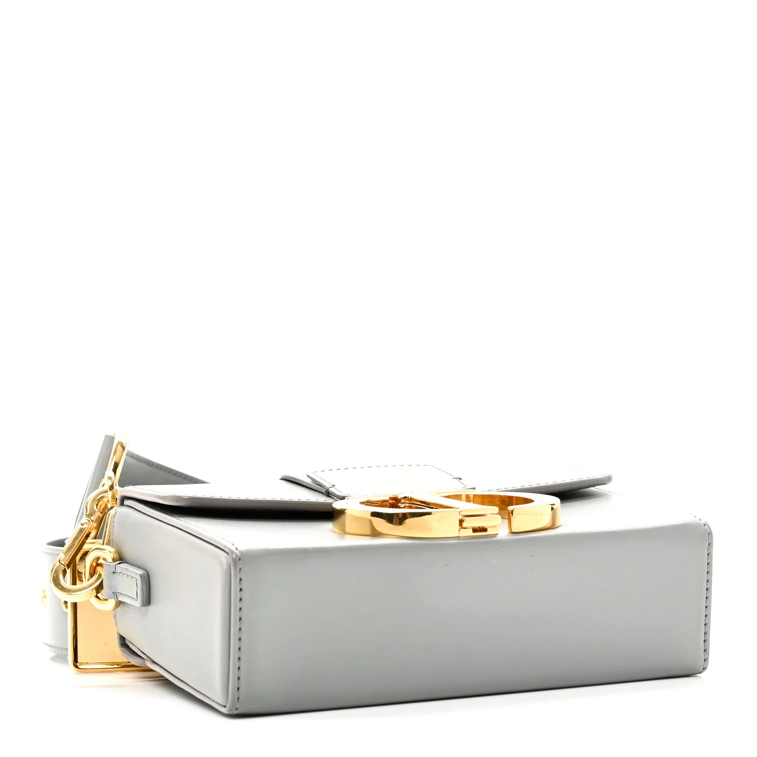 Box Calfskin 30 Montaigne Box Bag Stone Grey - Top Club