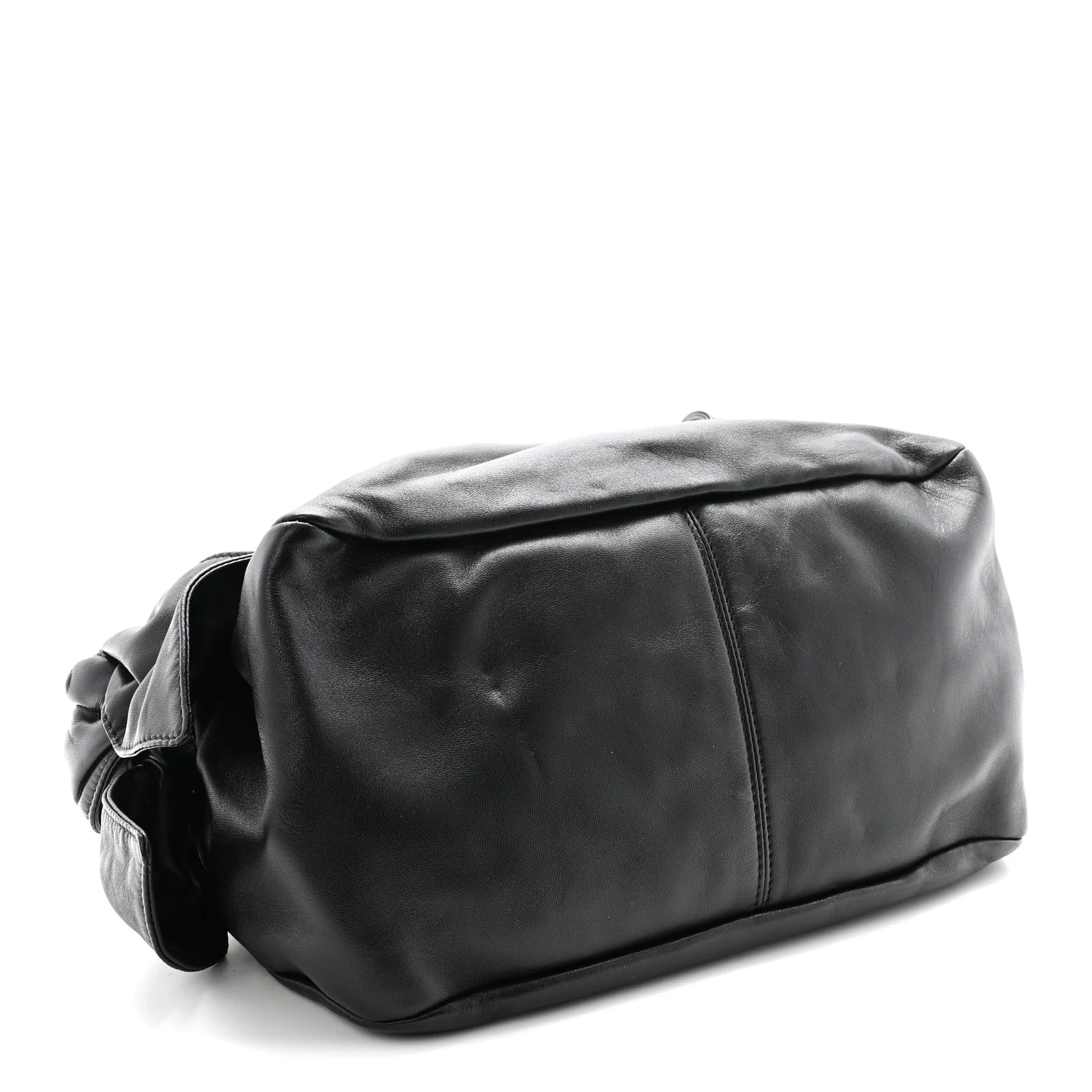 Nappa Medusa Chain Shoulder Bag Black - Top Club