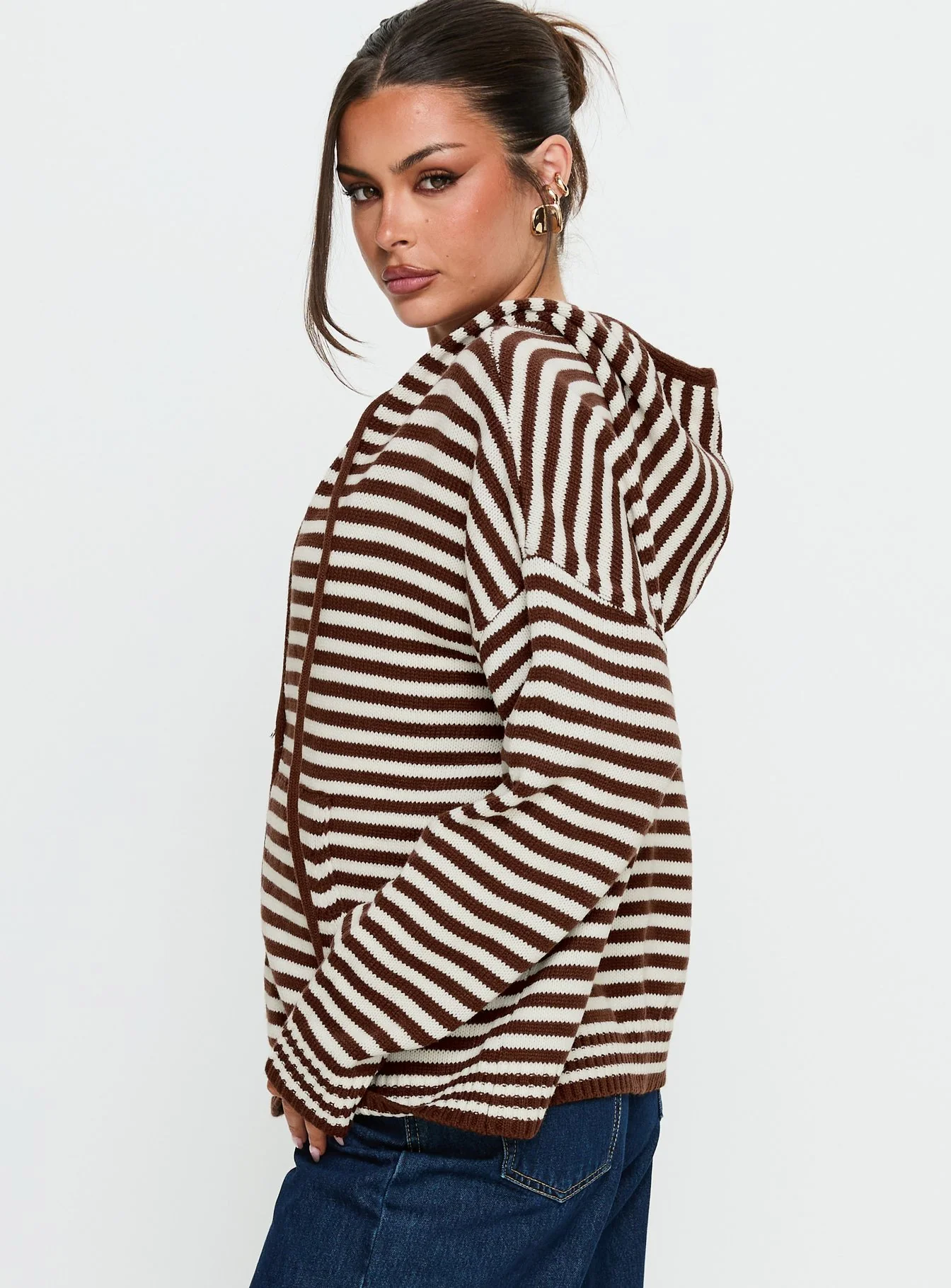 Brienna Zip Jacket Brown