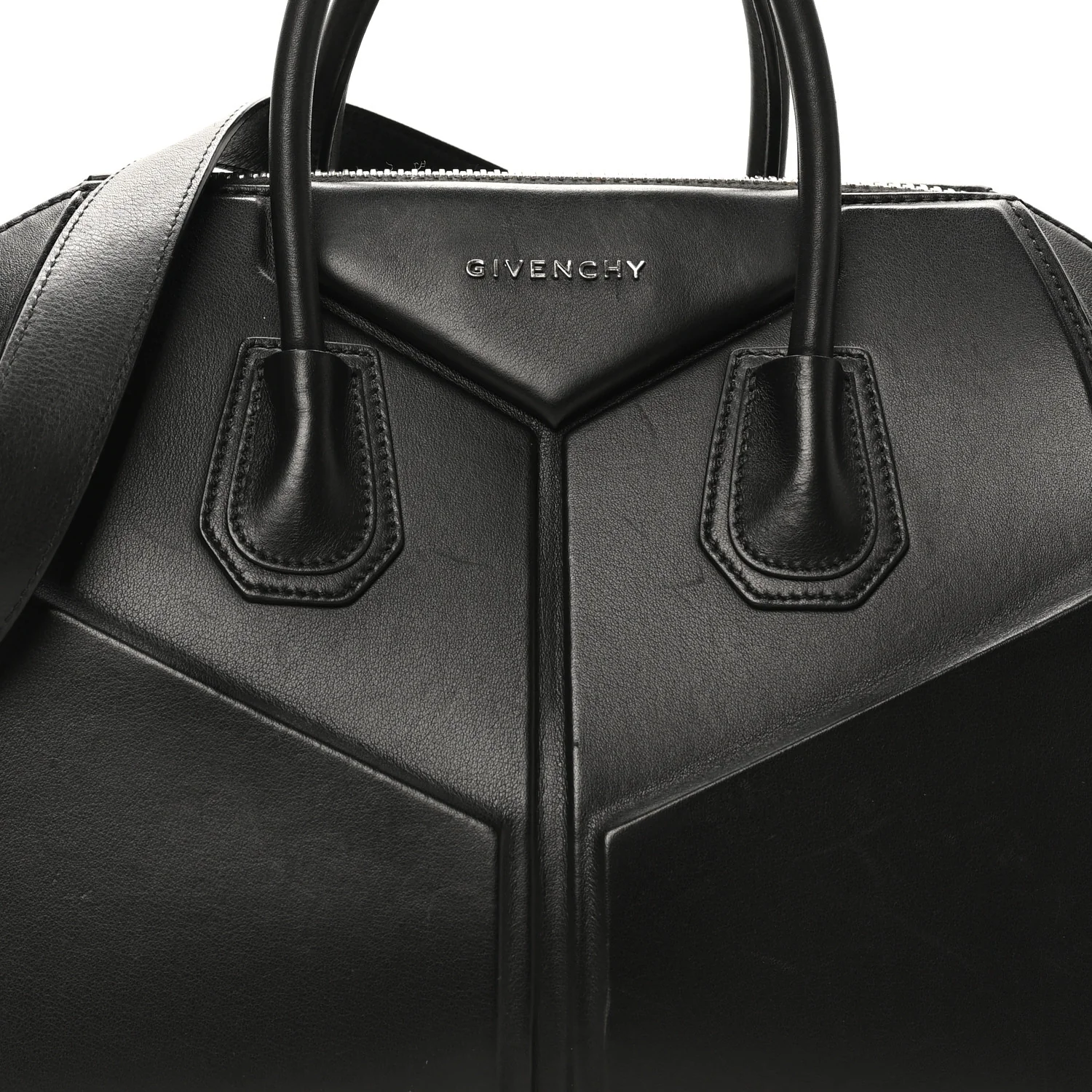 Calfskin 3D Medium Antigona Black - Top Club