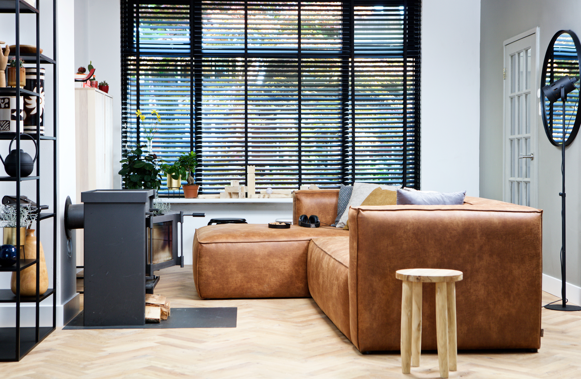Bean Hoekbank Rechts - Cognac