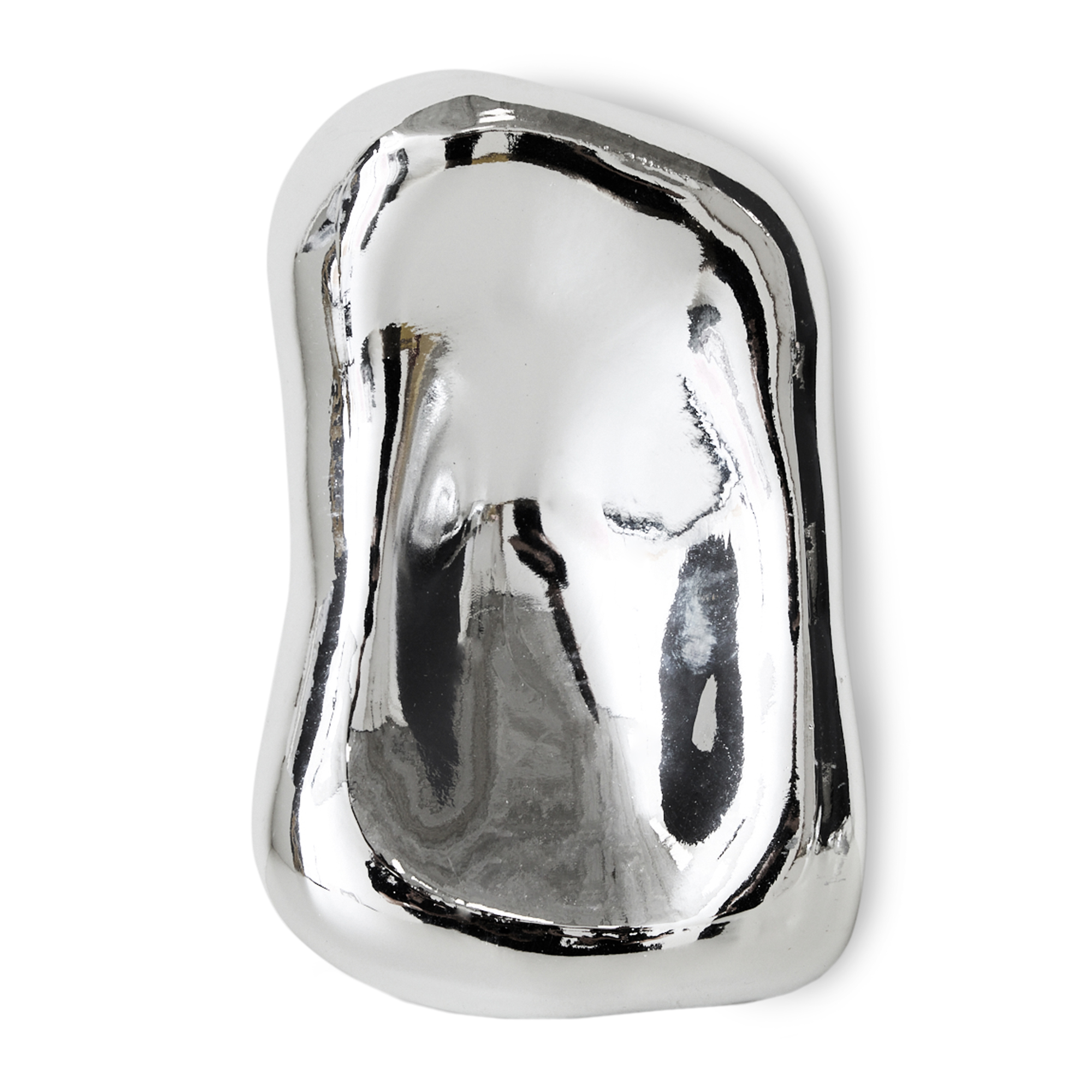 Sculptuur glass chrome no. 3