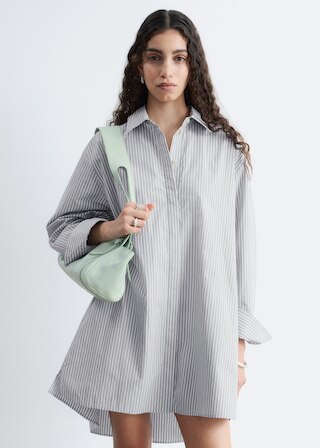 & Other Stories OVERSIZED SHIRT MINI DRESS