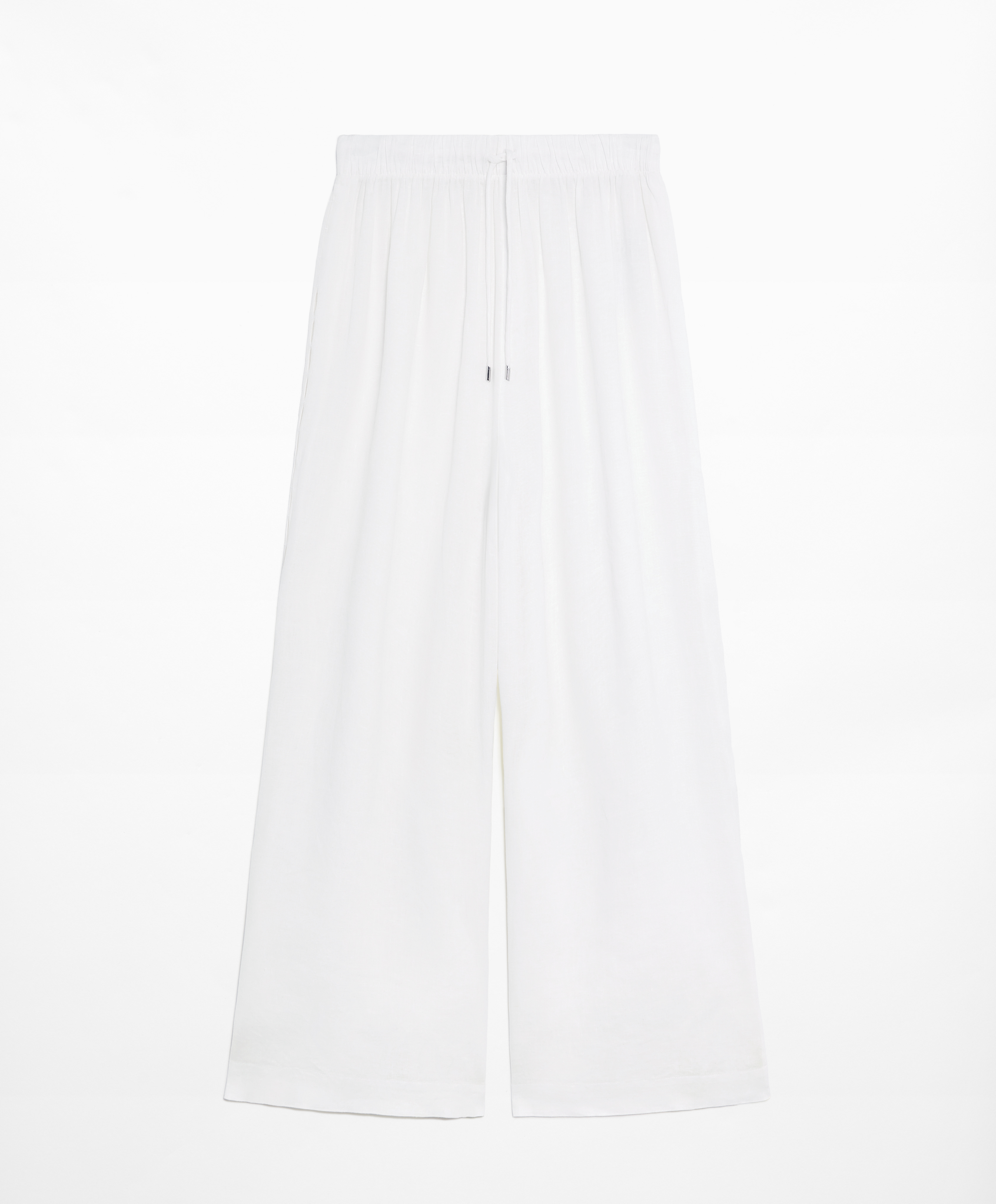 OYSHO Straight cut 100% linen trousers