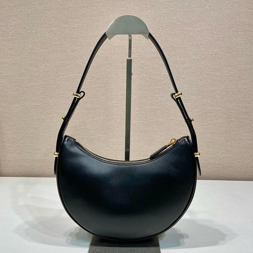 Prada Arqué small leather shoulder bag(HIGH-END GRADE) - Top Club