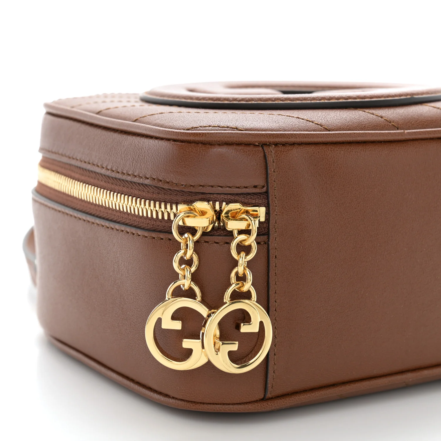 Sakai Be Green Calfskin Diagonal Stitched Blondie Top Handle Bag Cuir - Top Club