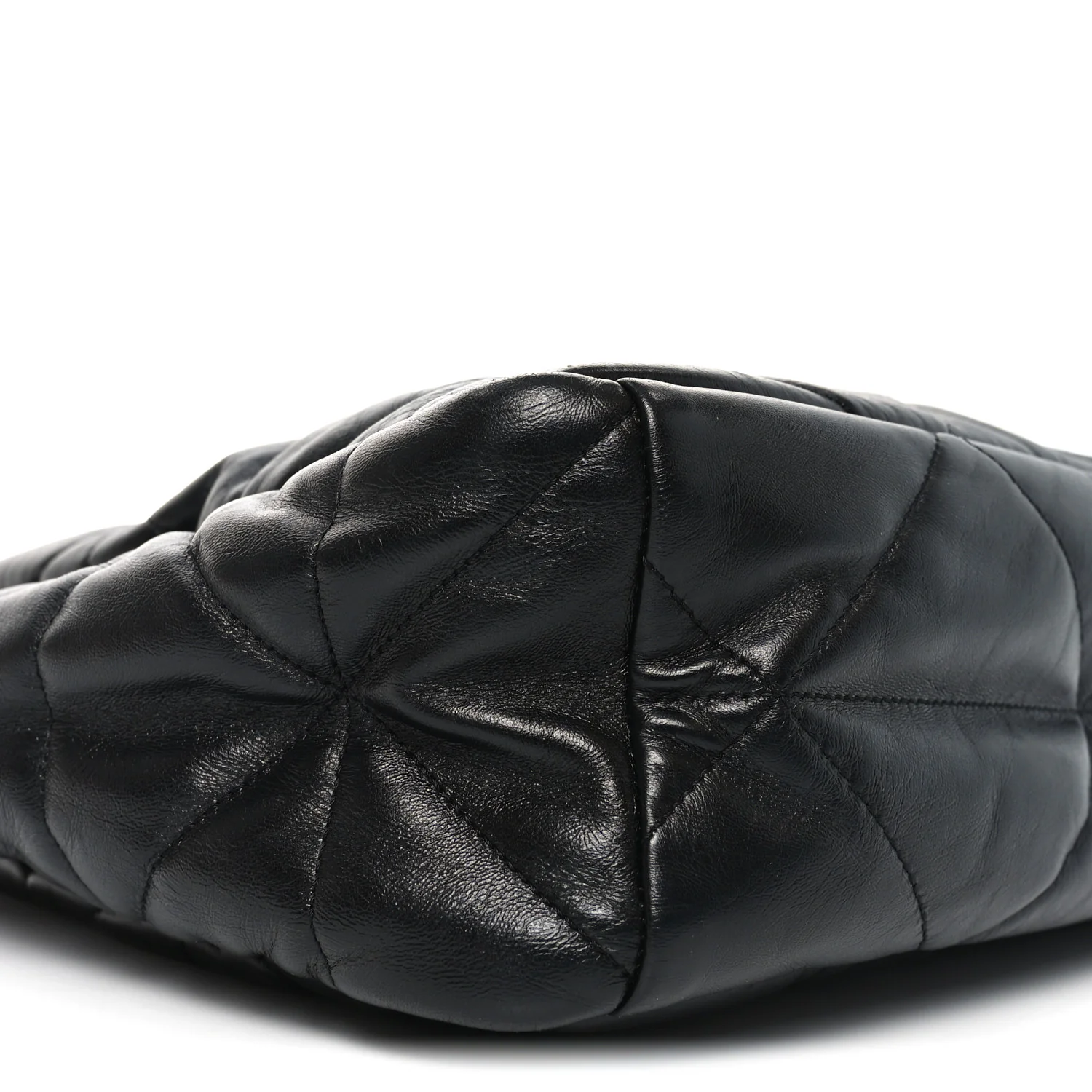 Nappa Quilted Medium Dynamique Tote Black - Top Club