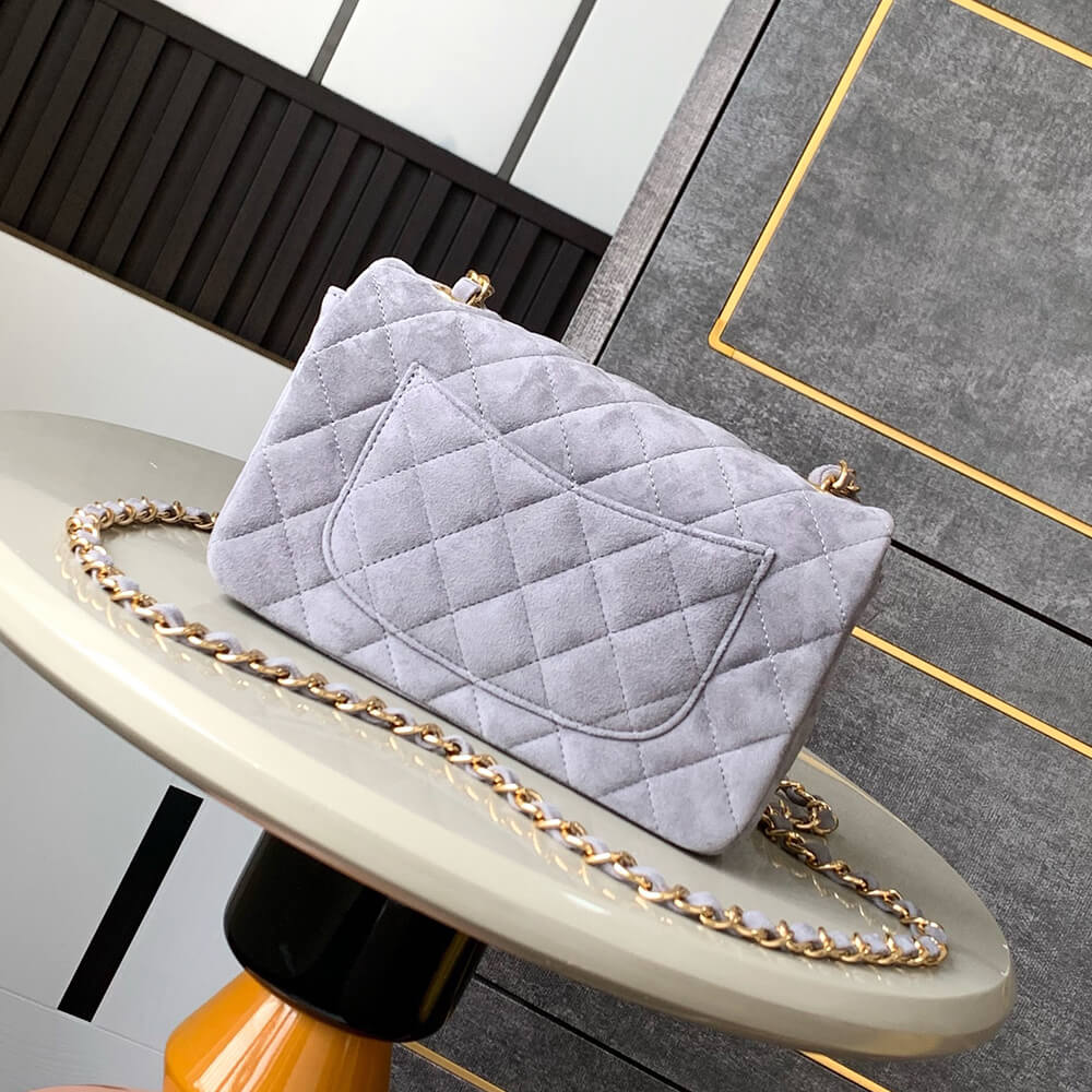 CHANEL SUEDE MINI FLAP BAG(HIGH-END GRADE) - Top Club