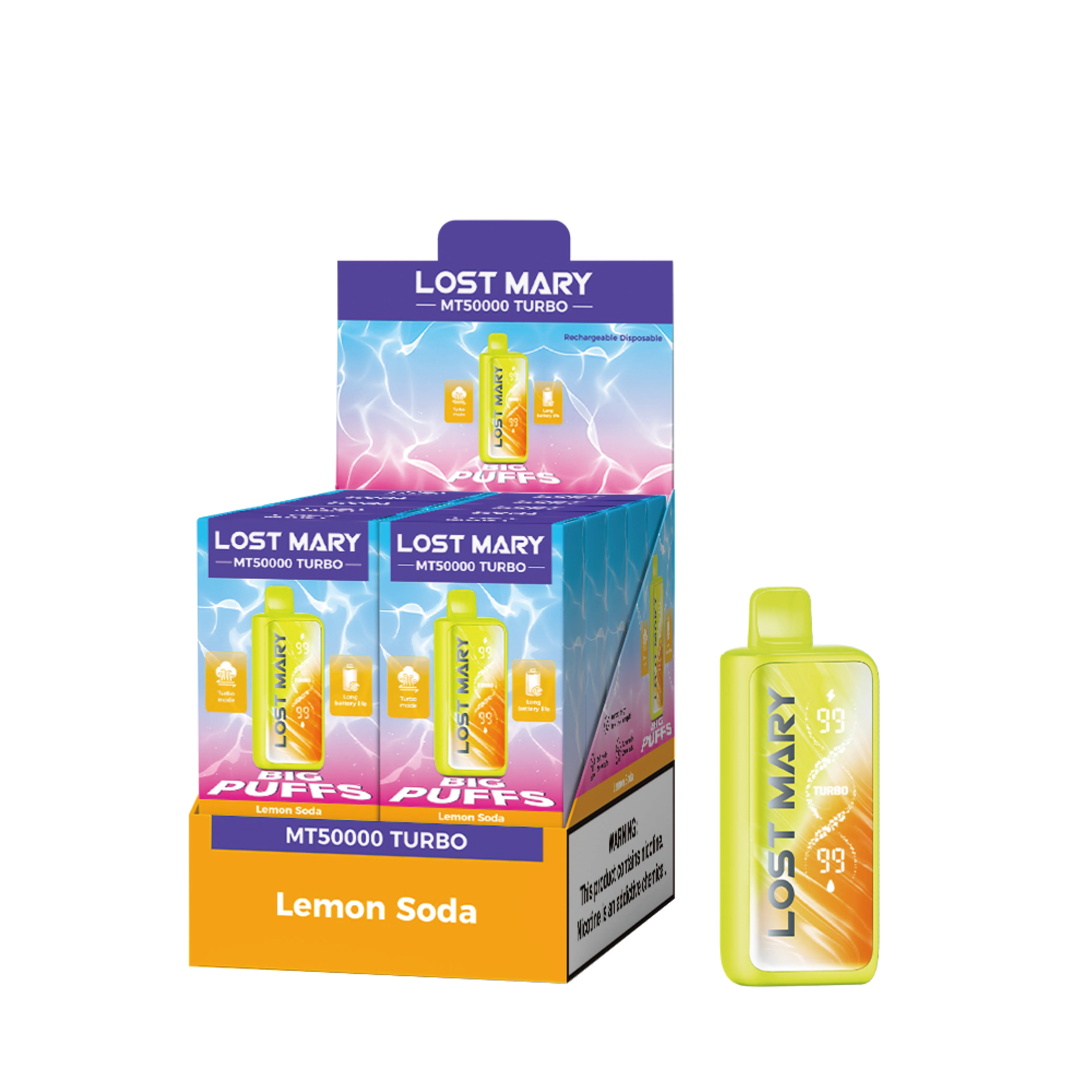 LOST MARY MT50K Turbo Rechargeable Disposable Vape (All Flavours)