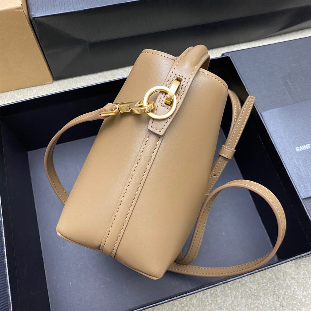 YSL LE 37 mini in shiny leather - Top Club