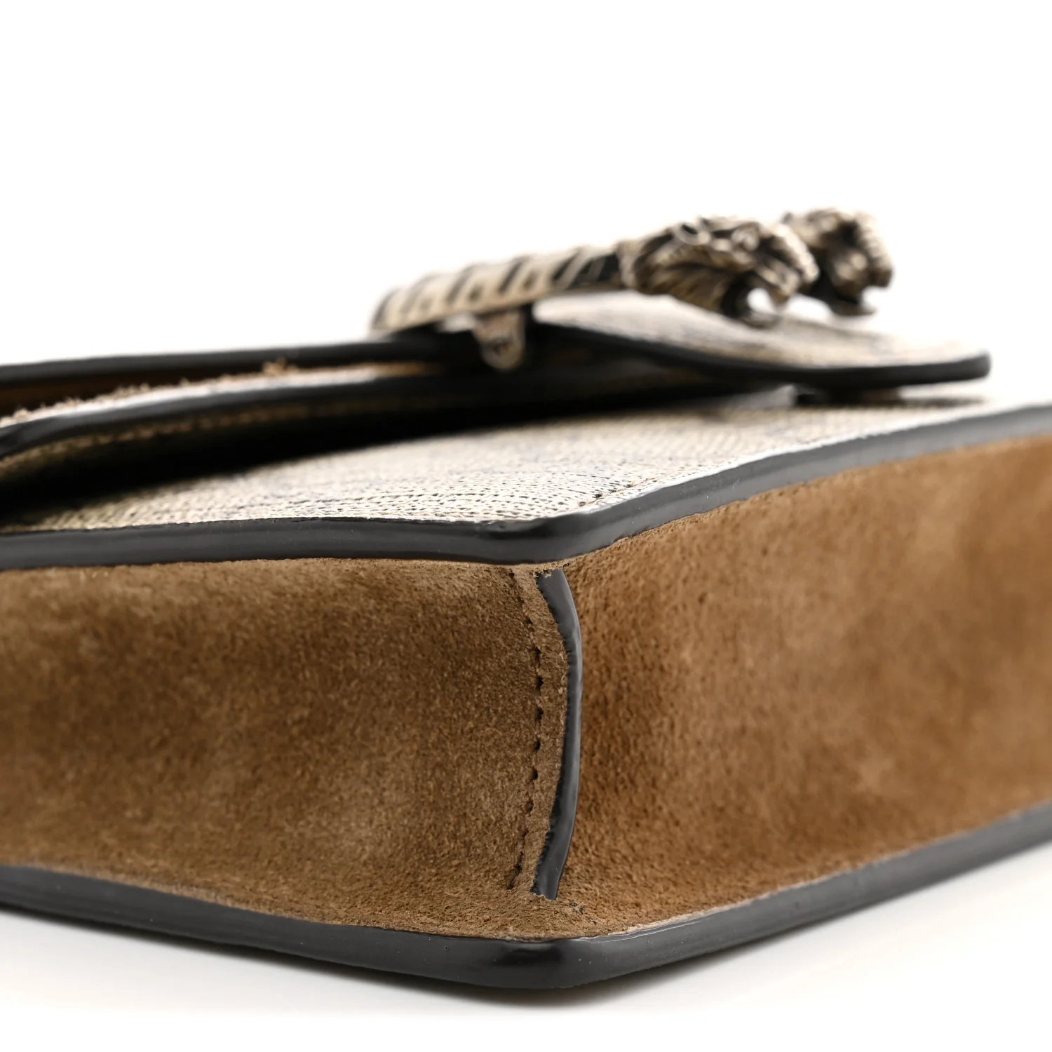 GG Supreme Monogram Super Mini Dionysus Shoulder Bag Taupe - Top Club