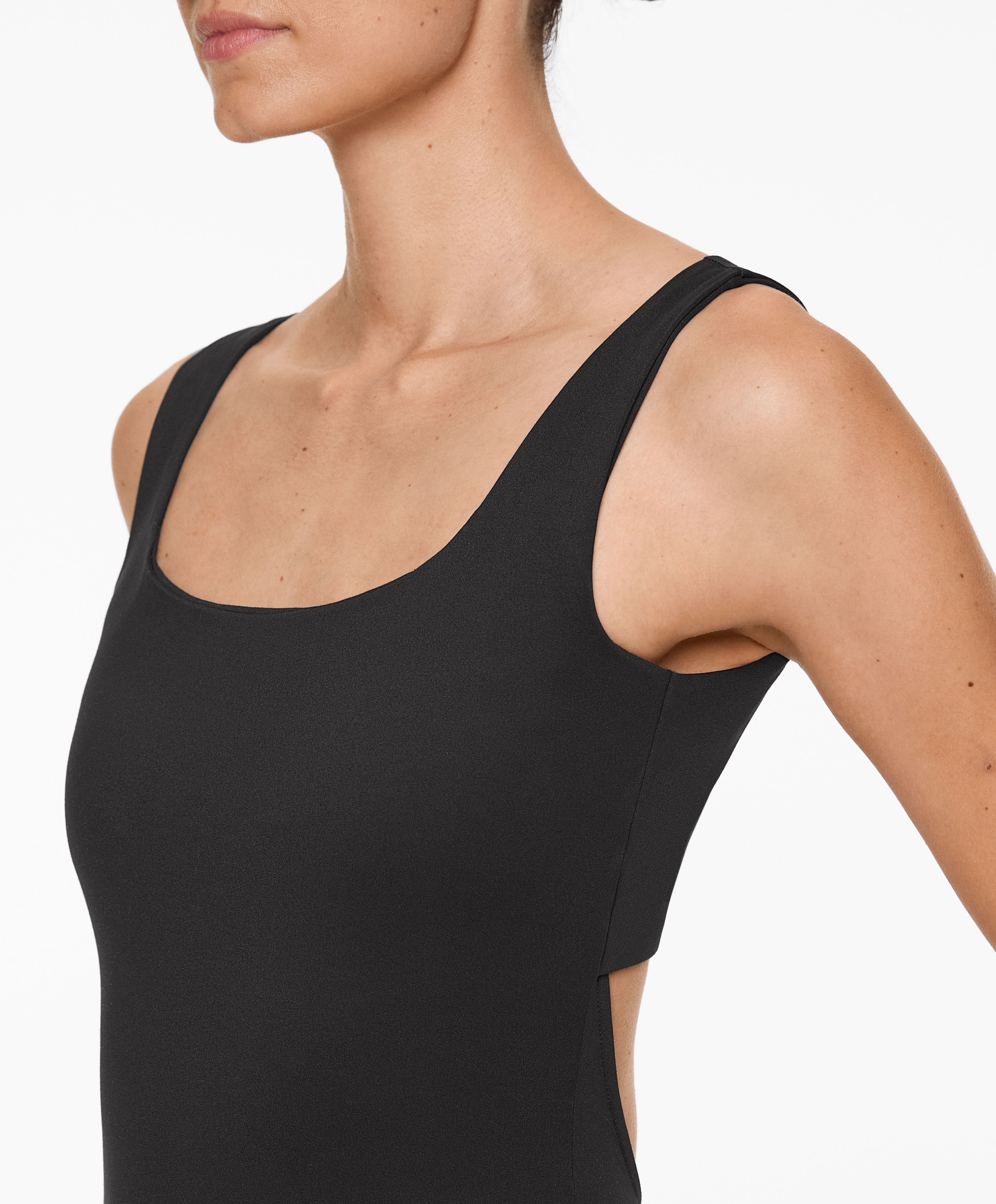 OYSHO Comfortlux crossover back short jumpsuit