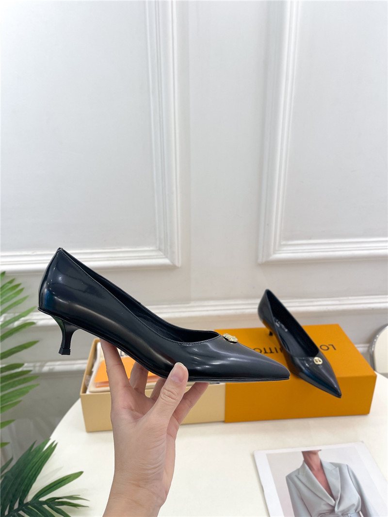 louis vuitton LV new metal buckle pointed toe shoes - Sneaker Replica Workshop