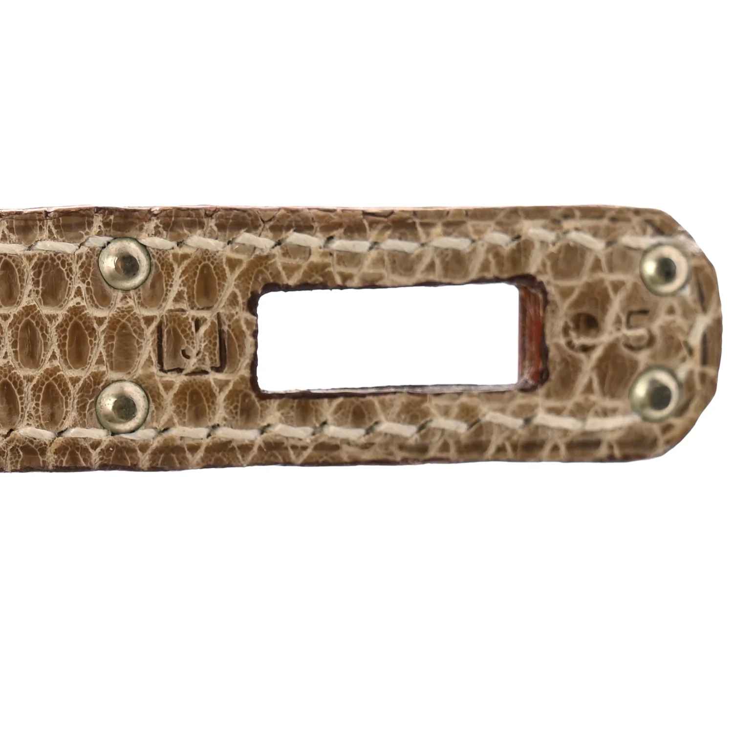 Lizard Niloticus Kelly Sellier 25 Ficelle - Top Club