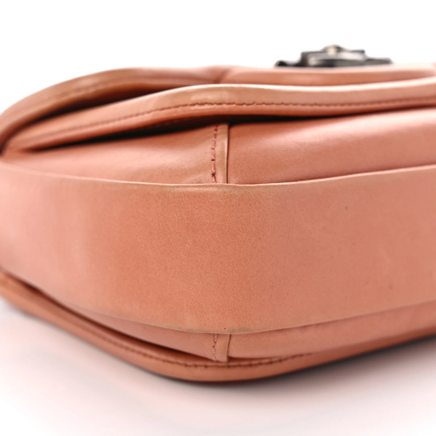 Calfskin Quilted Small Prestige Top Handle Flap Pink - Top Club