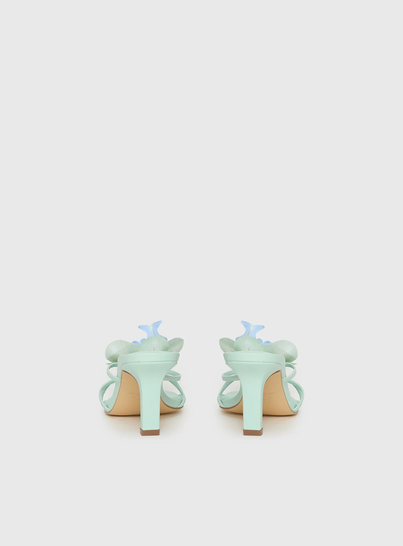 Azira Flower Detail Heels Blue