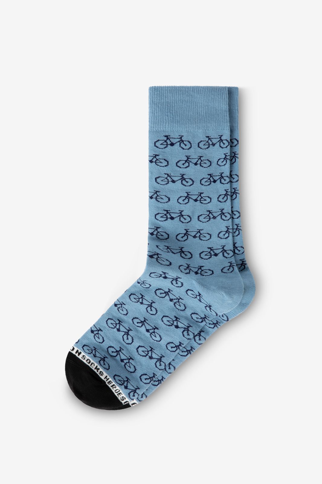 Heroes on socks blauwe sokken met print