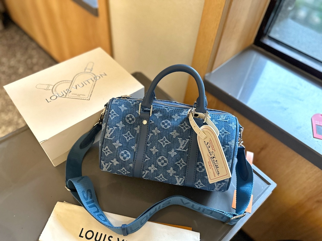Louis Lvkeepall new arrival denim bag size: 25 * 12 cm - Top Club