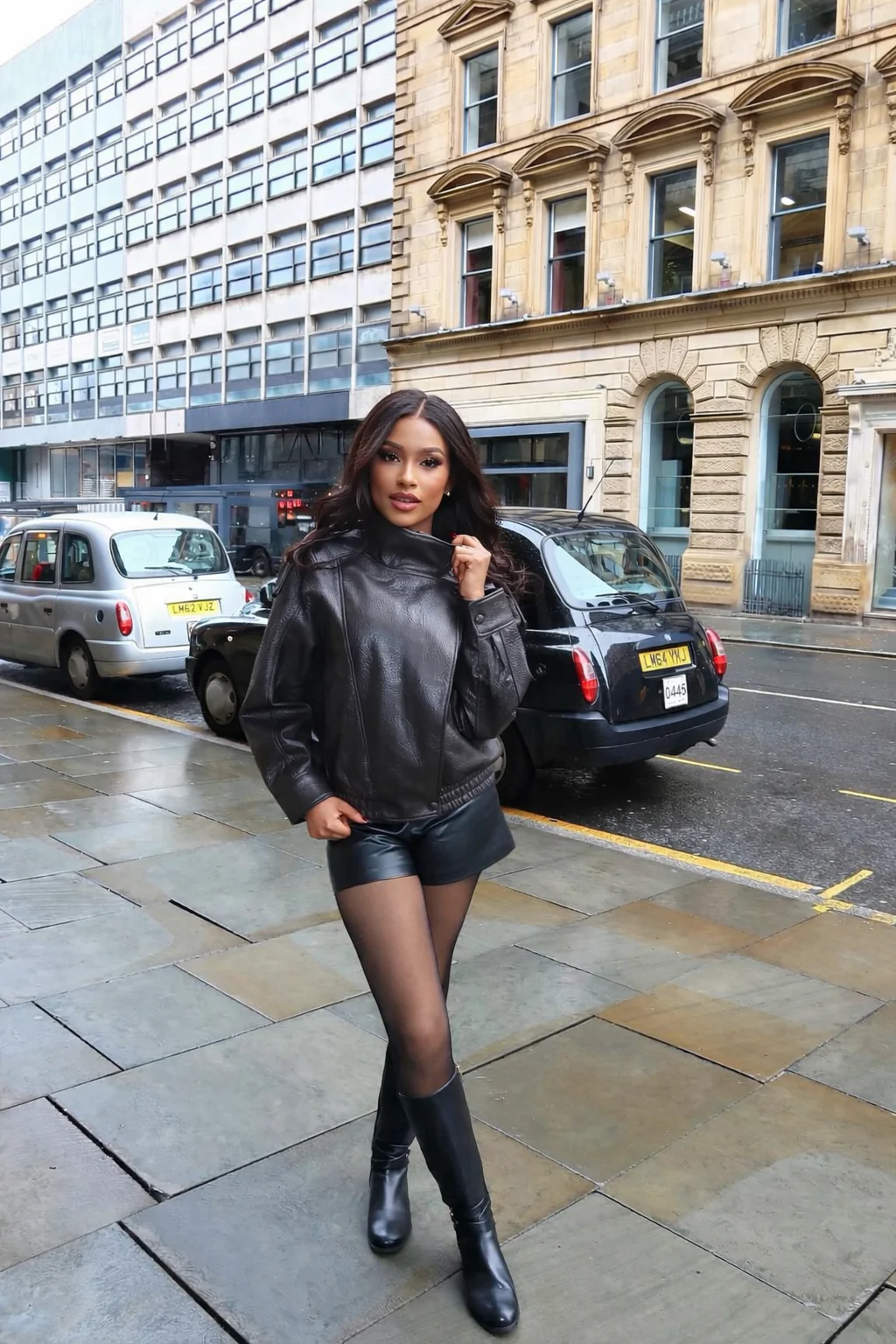Faux leather jacket - XYPARS