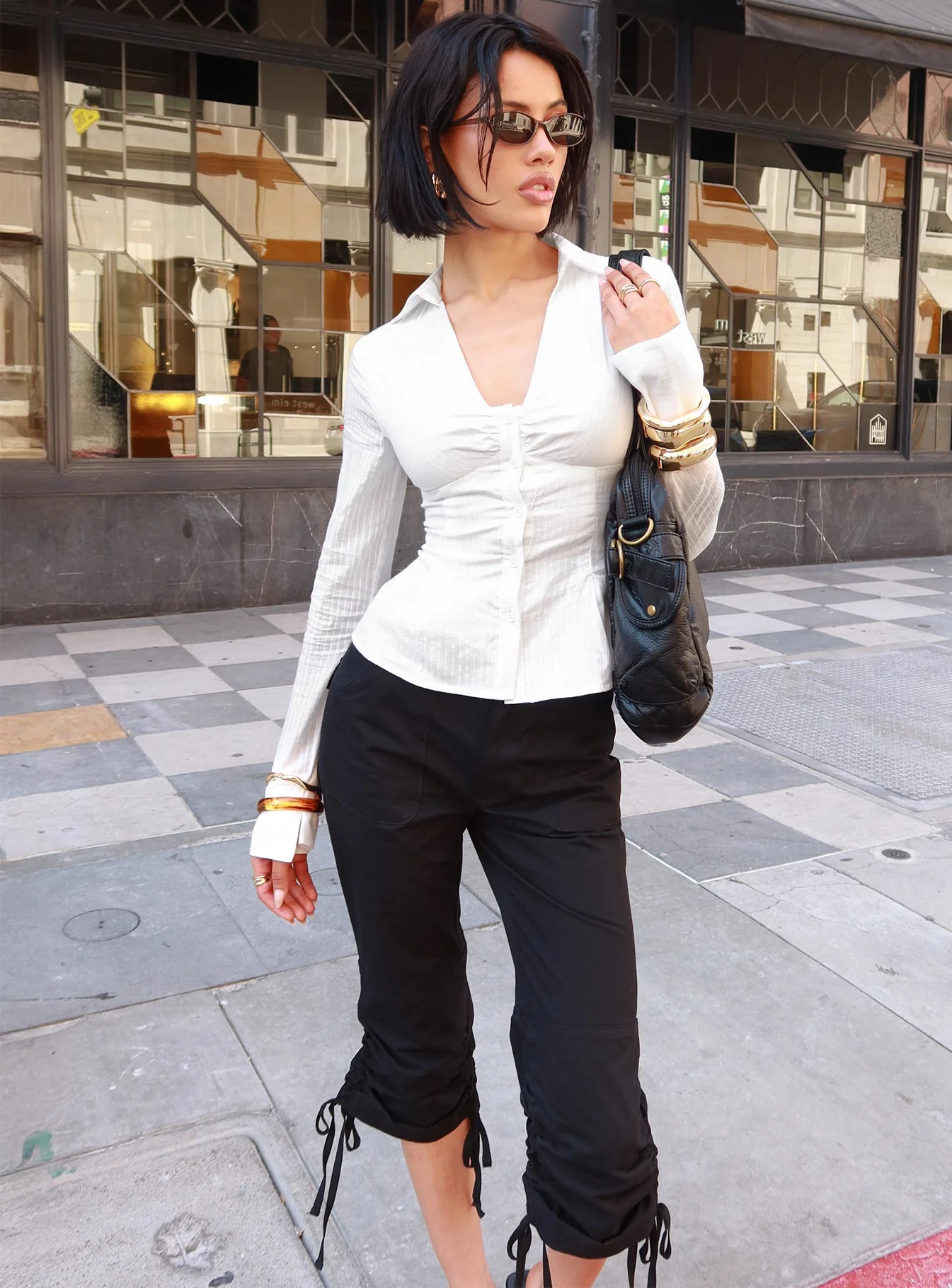 Hot Rod Capri Pant Black