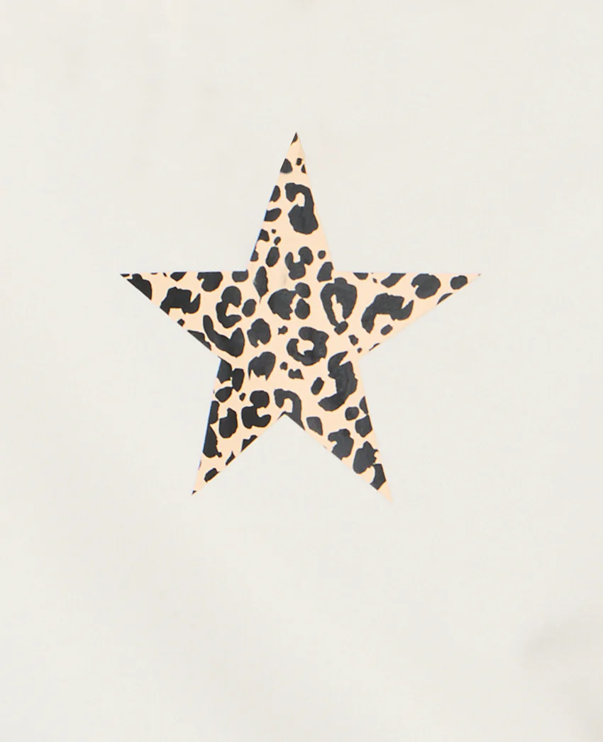 Pimkie Sweat zippé avec étoile motif léopard