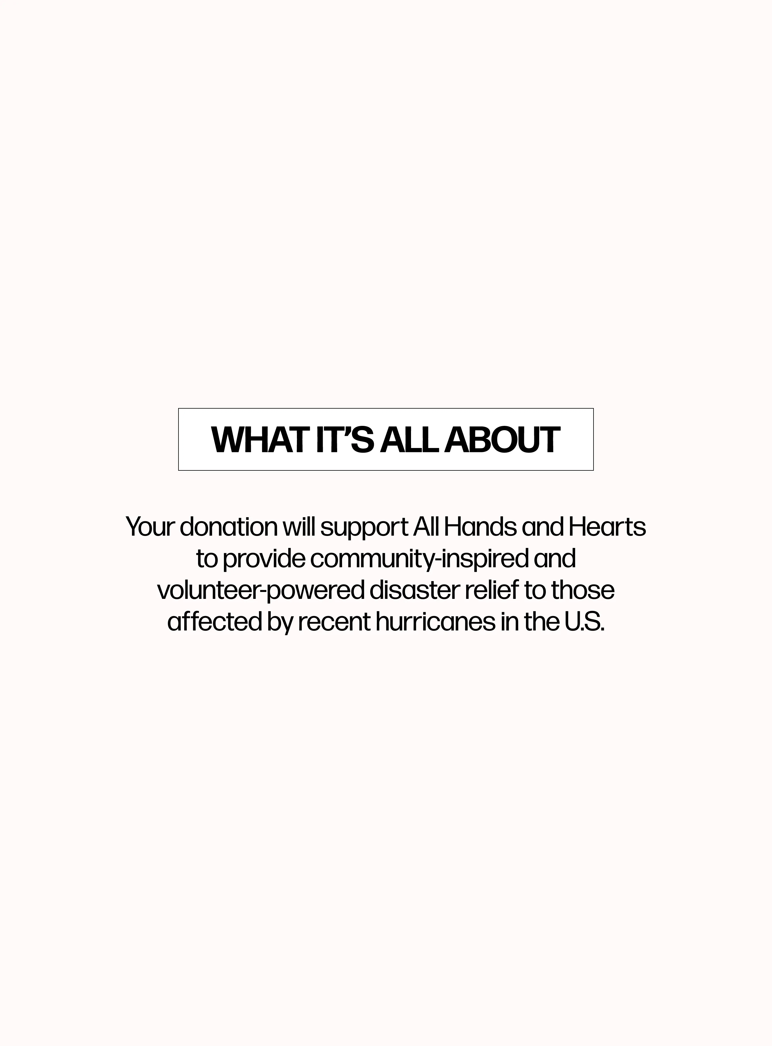 Donate $1 USD to Support Hurricane Relief