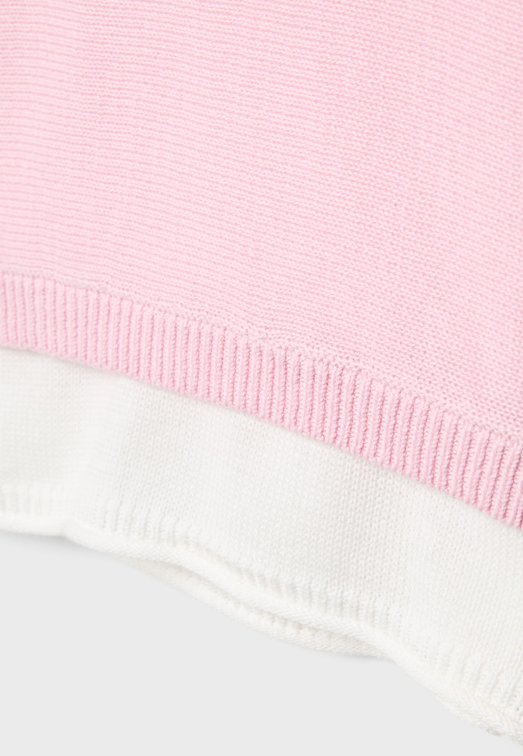 BOAT NECK KNIT JUMPER WITH OVERLAY