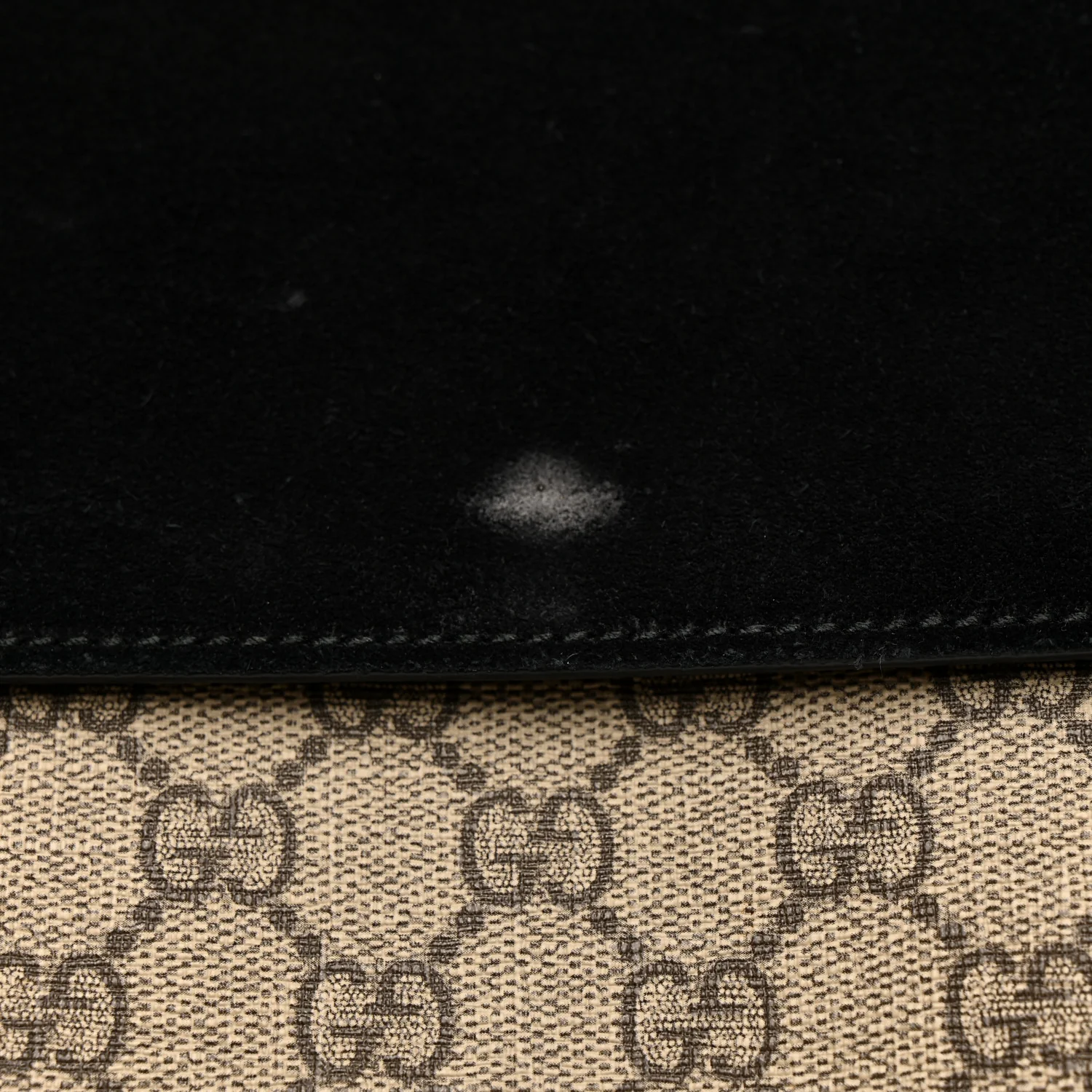 GG Supreme Monogram Medium Dionysus Shoulder Bag Black - Top Club