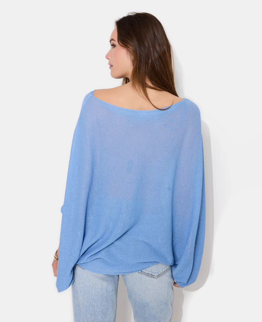 Pimkie Pull châle asymétrique en maille fine