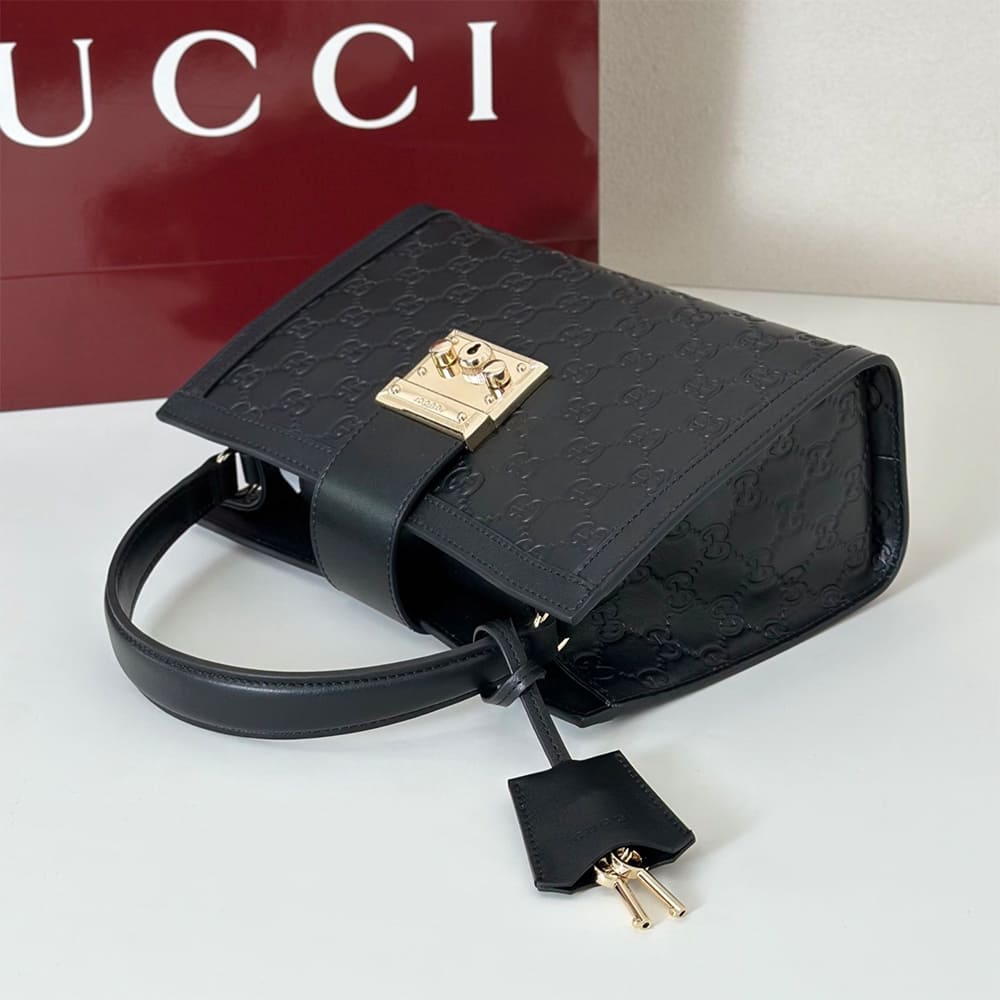 Gucci Padlock medium top handle bag - Top Club