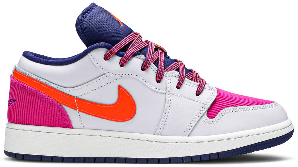 Air Jordan 1 Low GS  Fire Pink Hyper Crimson  554723-502 - Sneaker Replica Workshop
