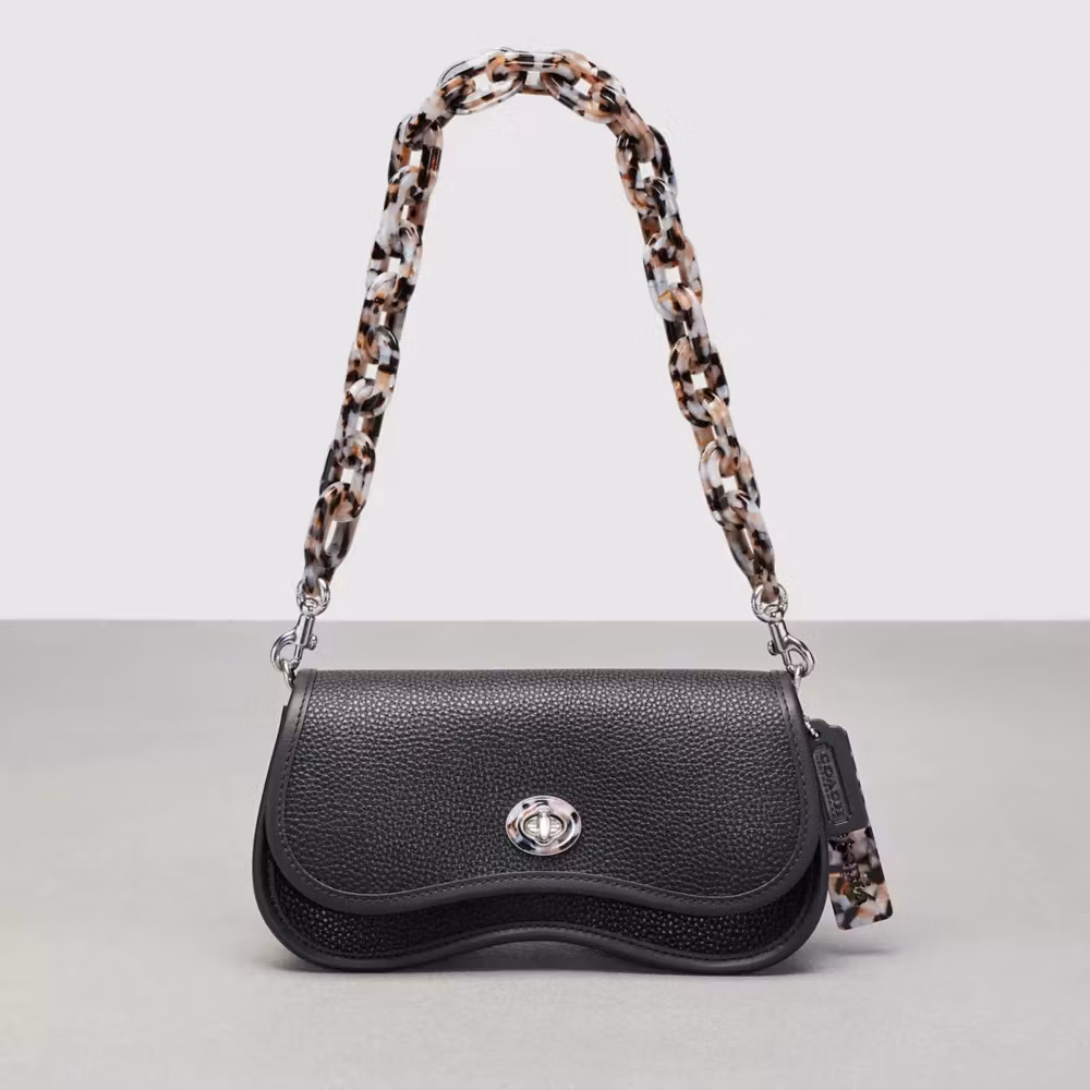 COACH Coach  Wavy Dinky Bag With Crossbody Strap