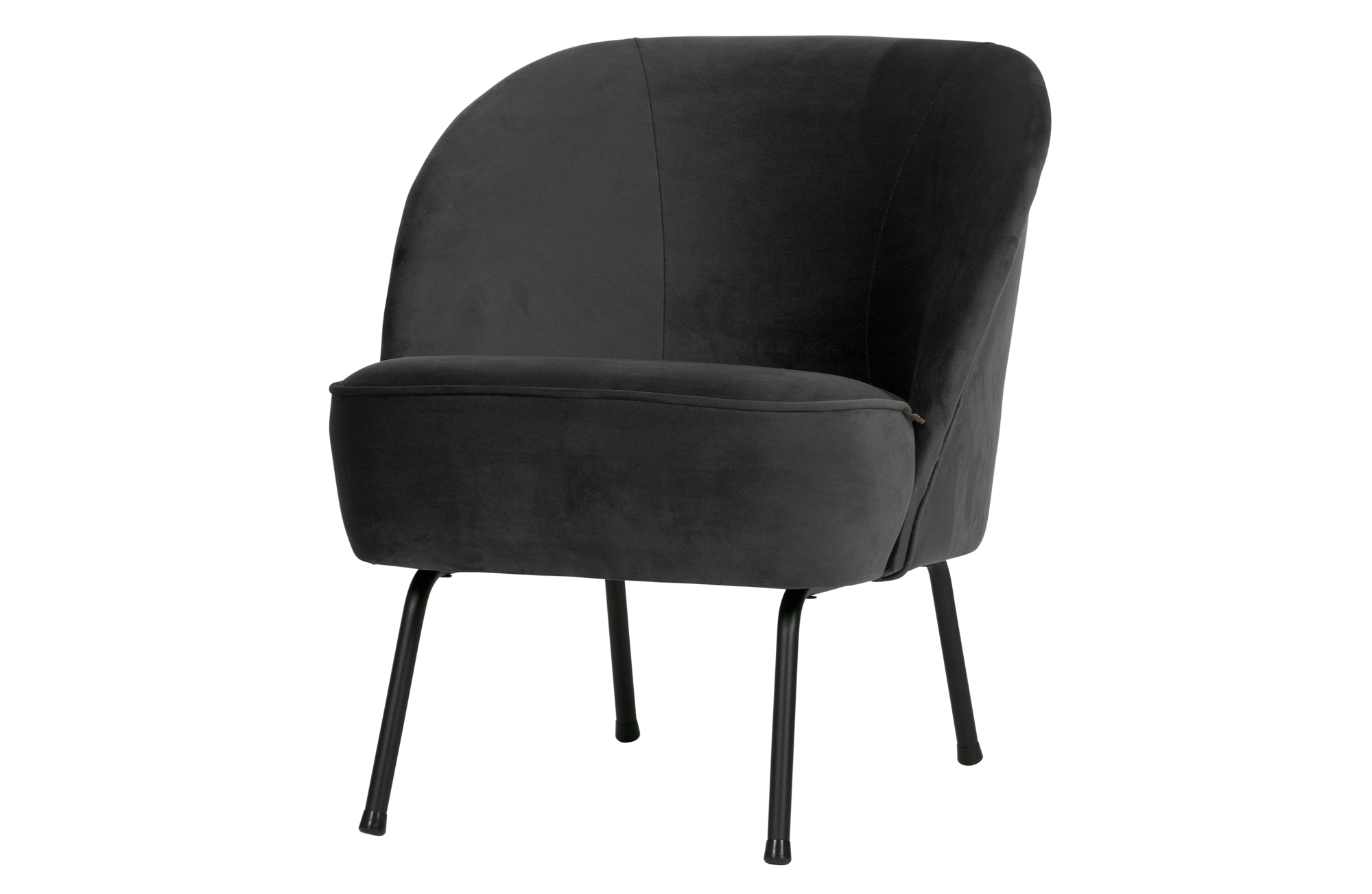 BePureHome fauteuil Vogue fluweel zwart Fauteuil Vogue fluweel zwart