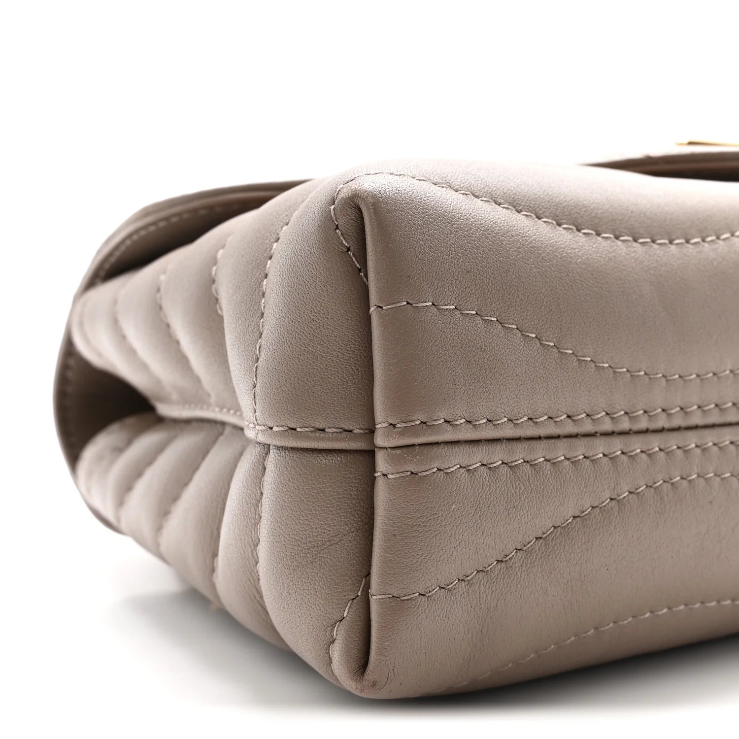 Calfskin LV New Wave Chain Bag Taupe - Top Club