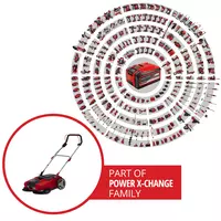 Cordless Push Sweeper TE-SW 18/610 Li-Solo